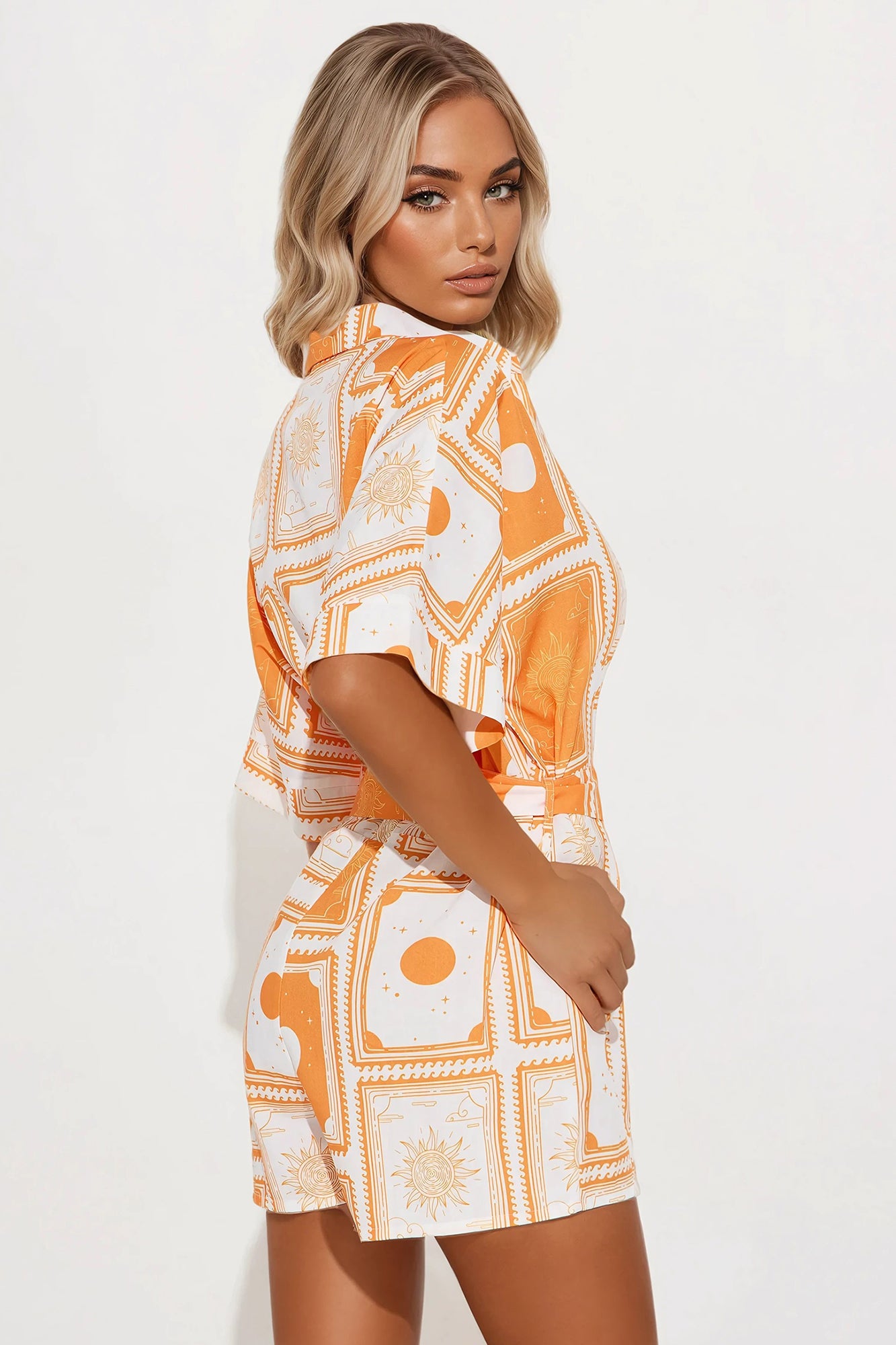 Zenith Romper - Orange/combo - Image 3