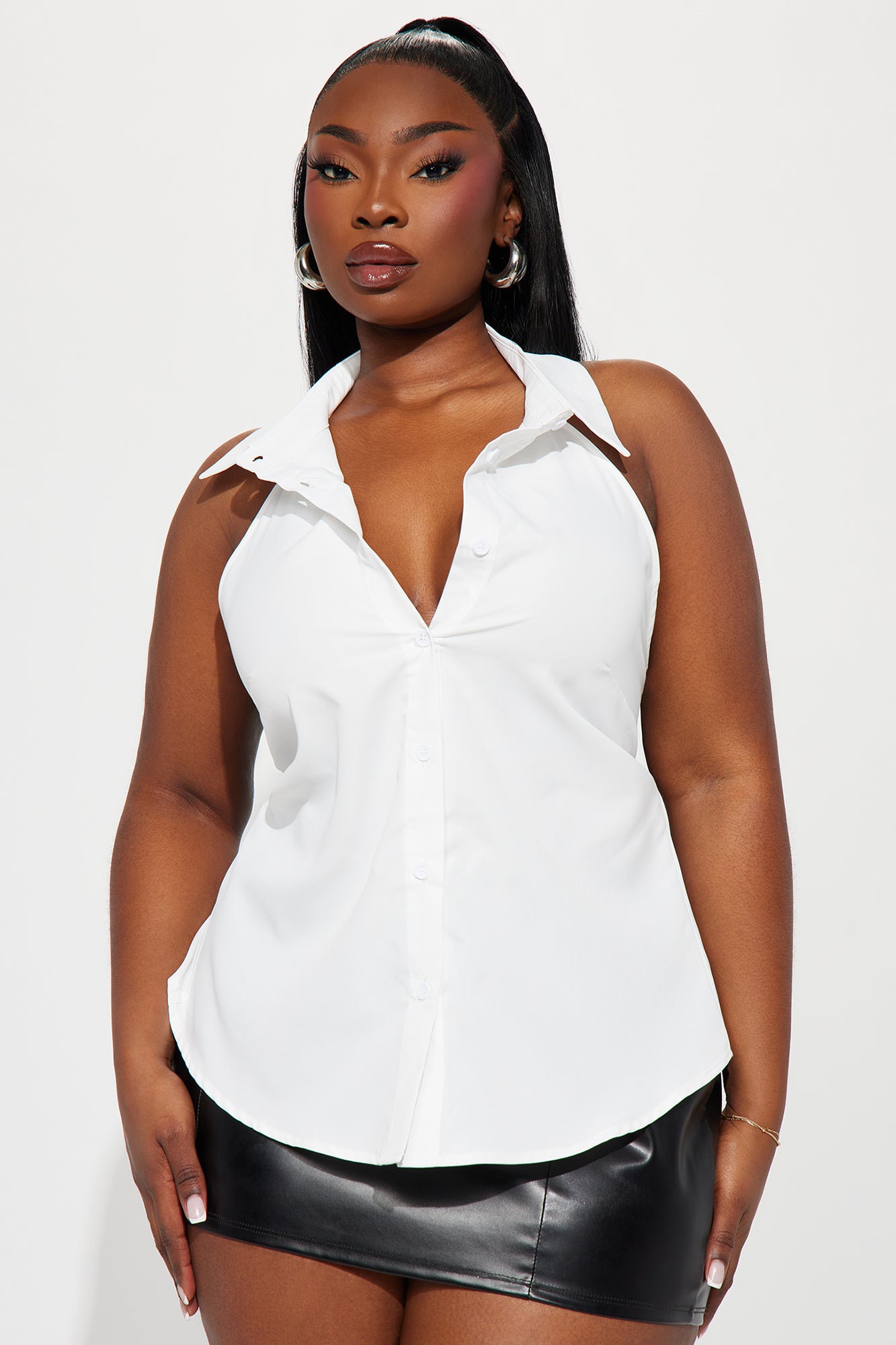 First Crush Poplin Shirt - White - Image 4