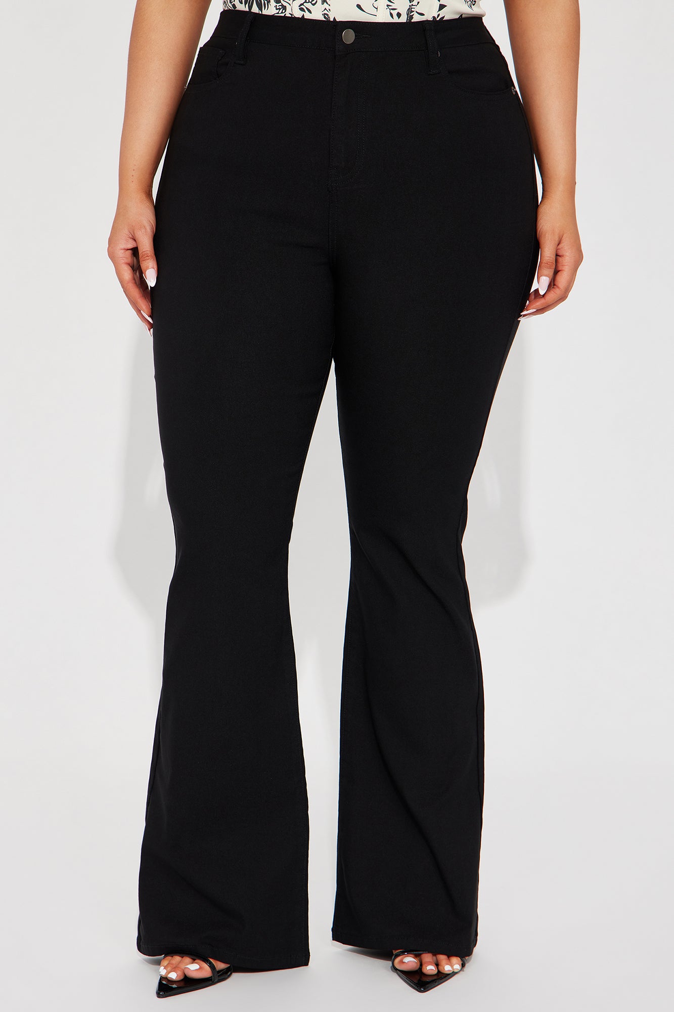 Mind Your Own Business Flare Pant - Black - Image 5