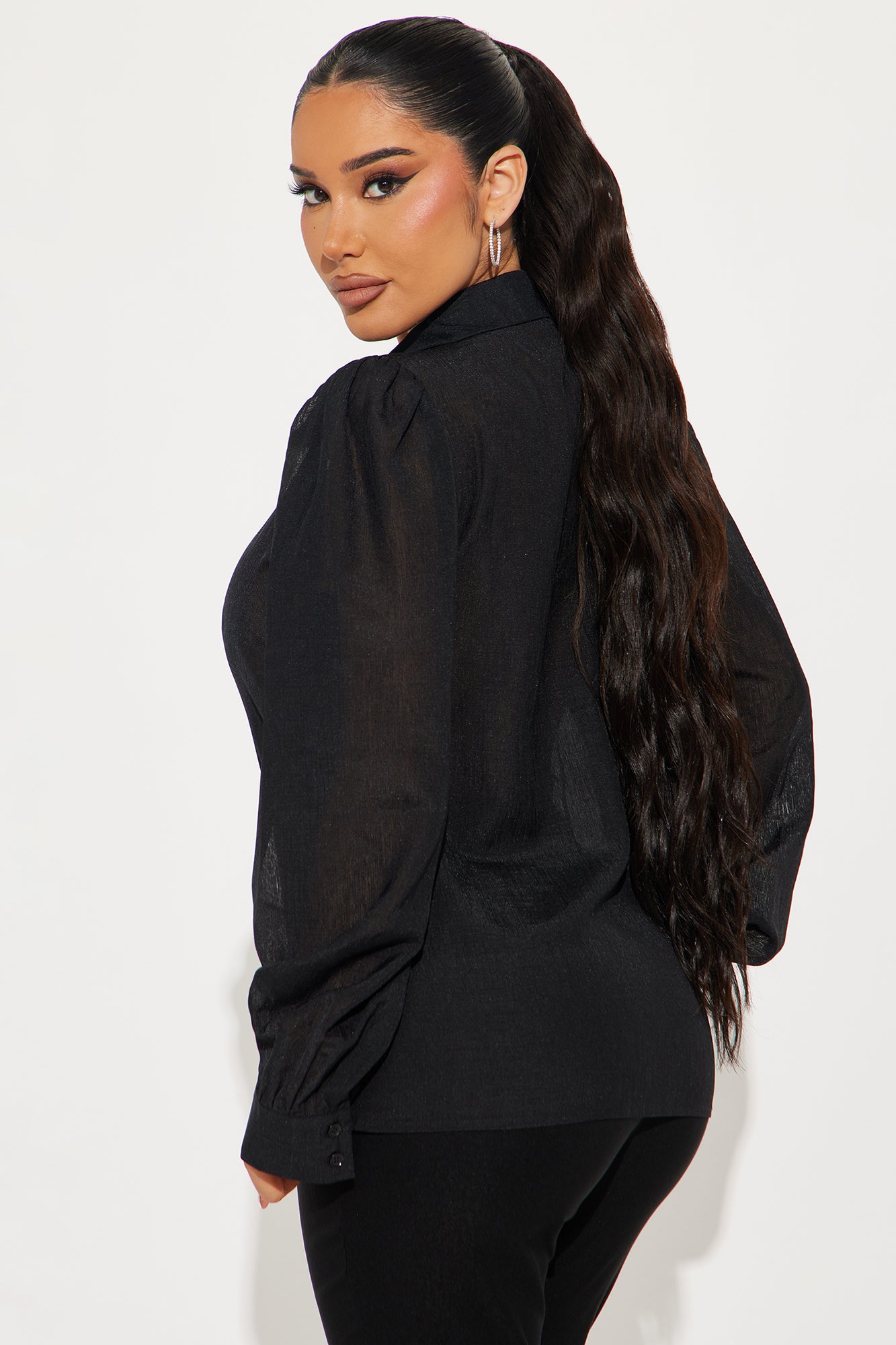 Simply Class Shirt - Black - Image 3