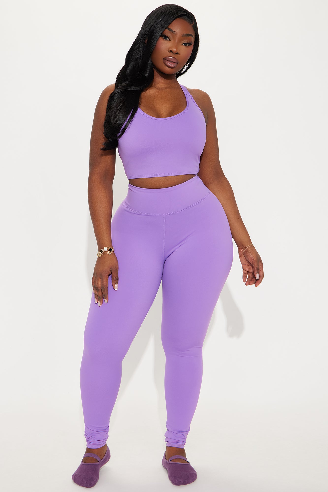 Giselle Twist Active Sports Bra - Lavender - Image 5