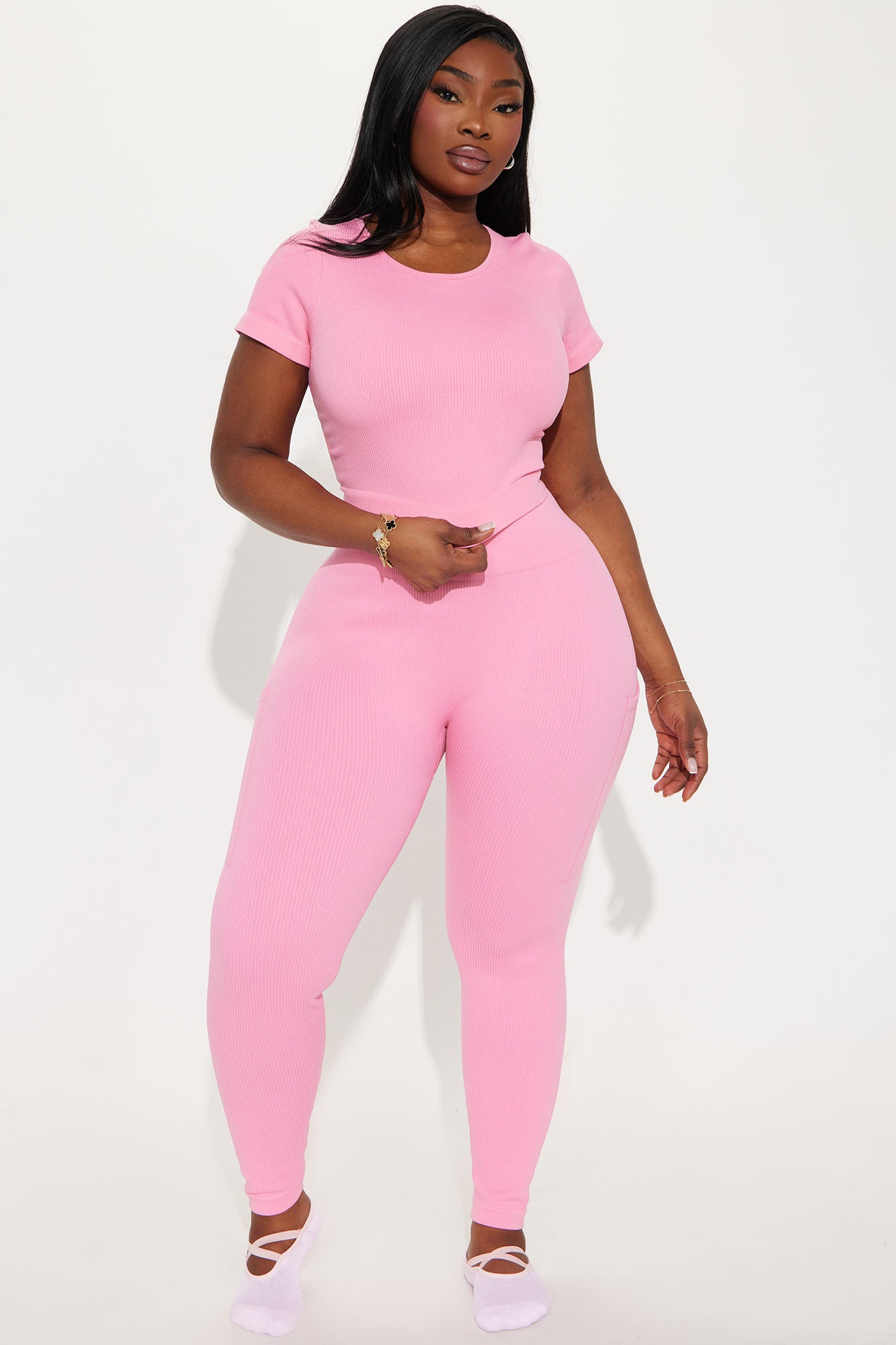 Breathe Through It Effortless Seamless Active Top - Bubblegum Pink - Image 6