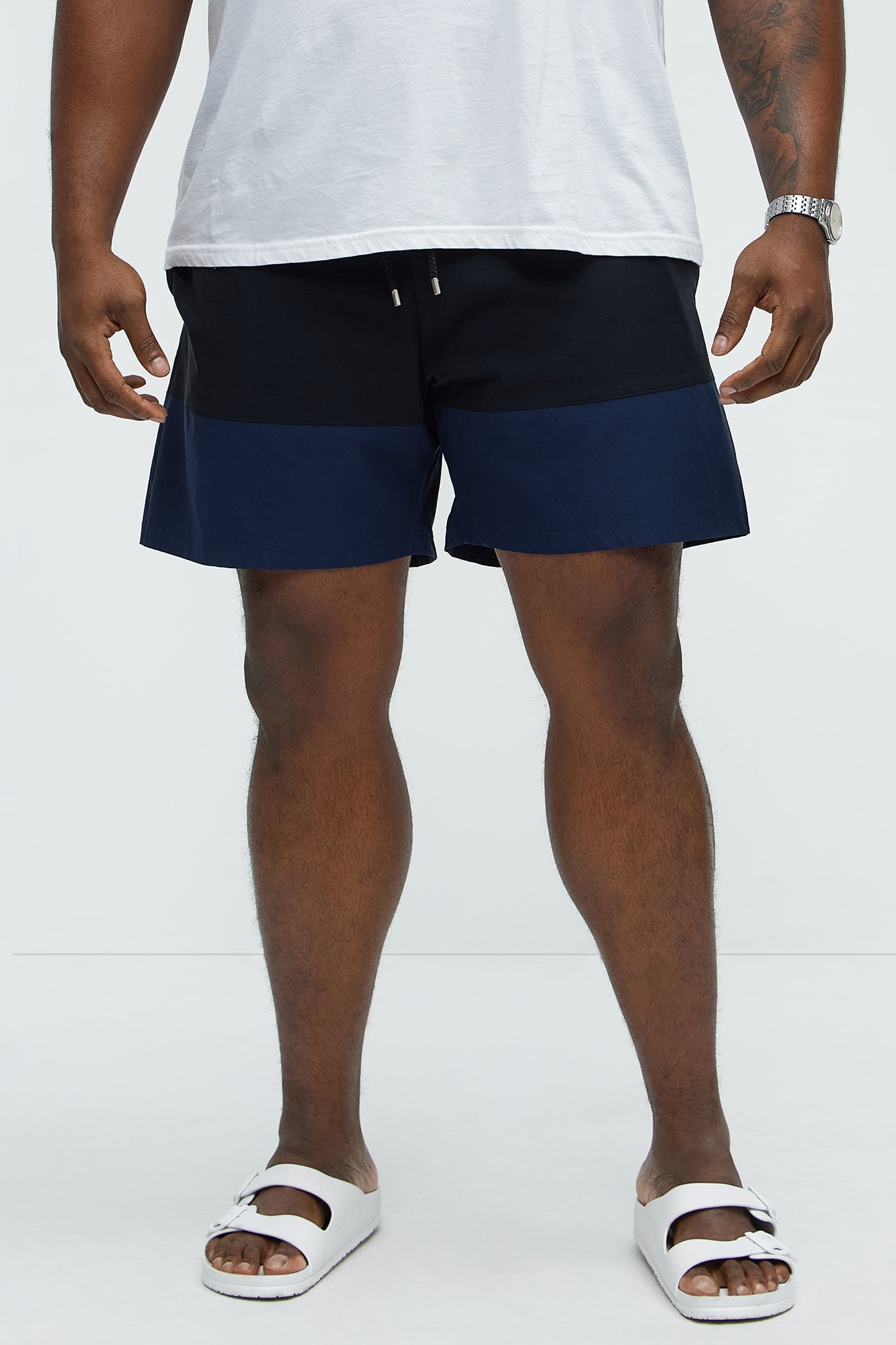 Colorblock Swim Classic Trunk - Black/combo - Image 5
