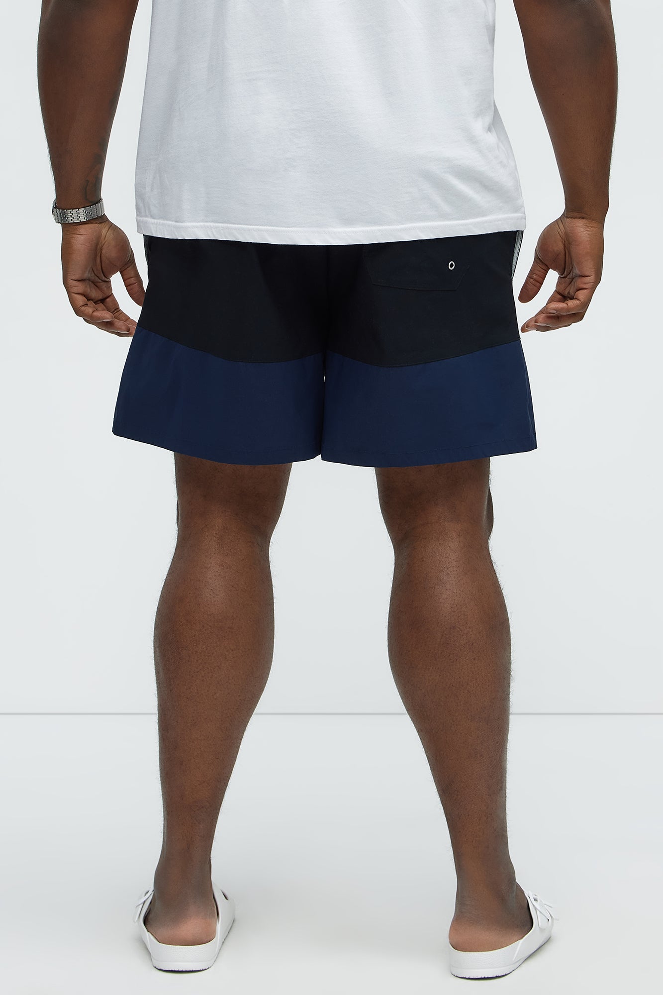 Colorblock Swim Classic Trunk - Black/combo - Image 8