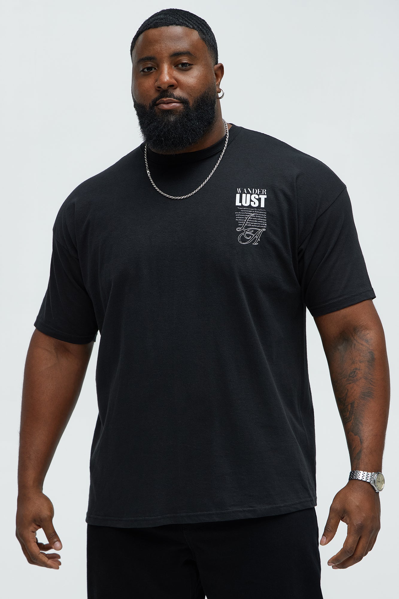 Wander Lust LA Short Sleeve Tee - Black - Image 6