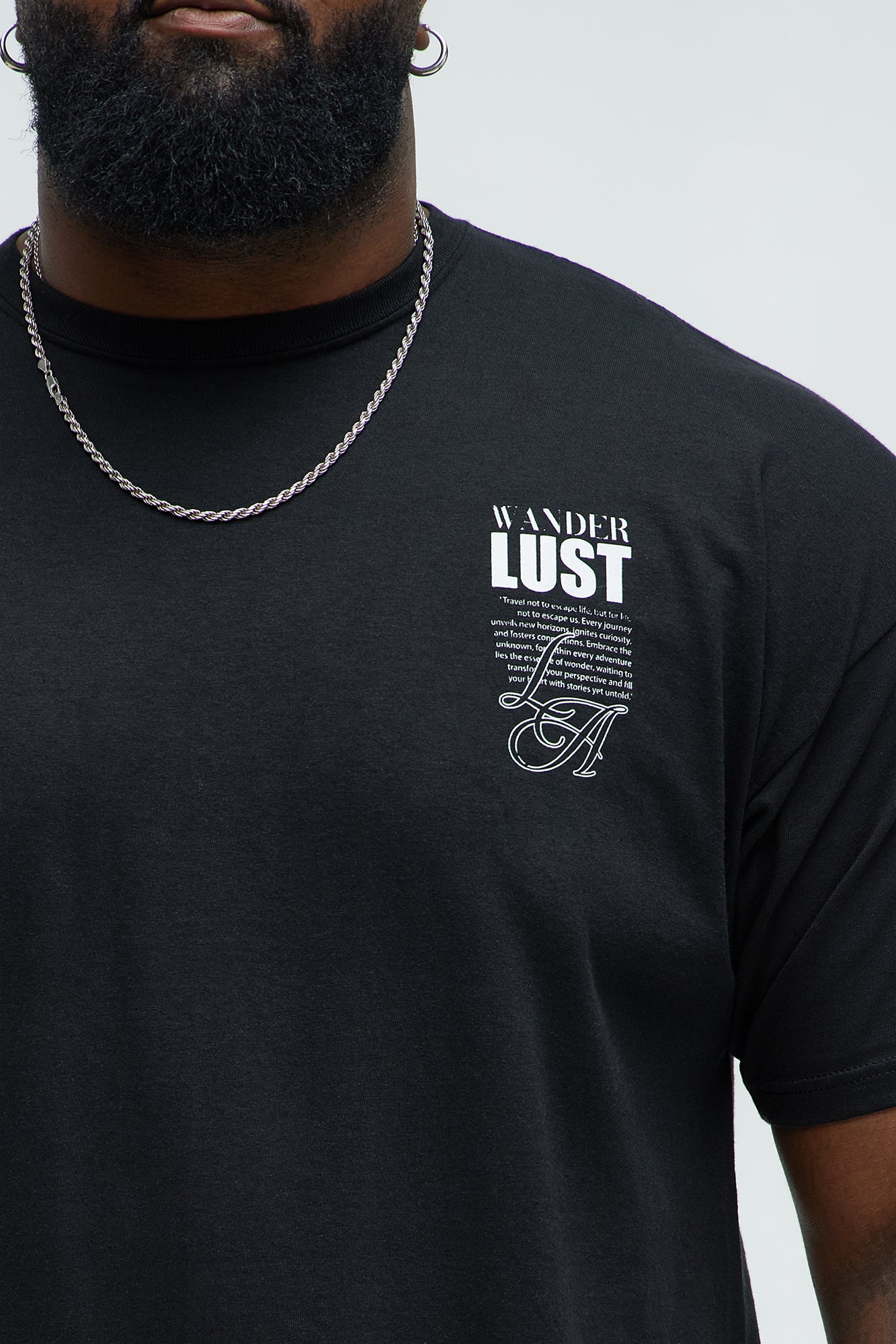 Wander Lust LA Short Sleeve Tee - Black - Image 7