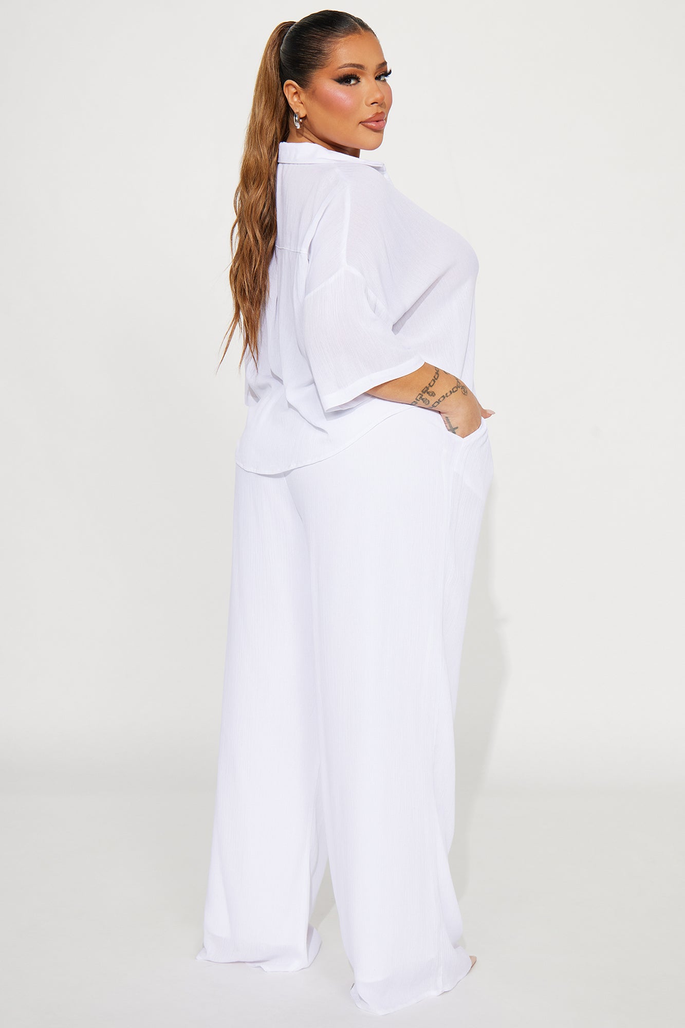 Greece Fantasy Pant Set - White - Image 6