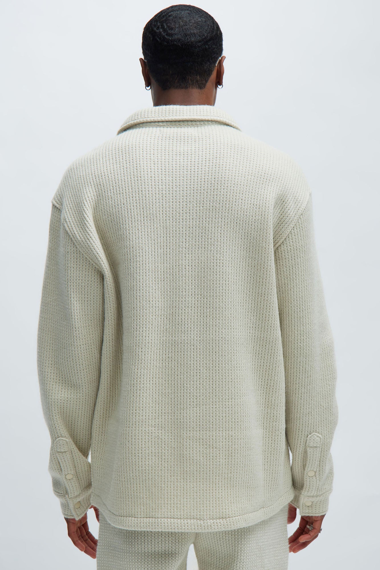 Otis Long Sleeve Shirt - Off White - Image 4