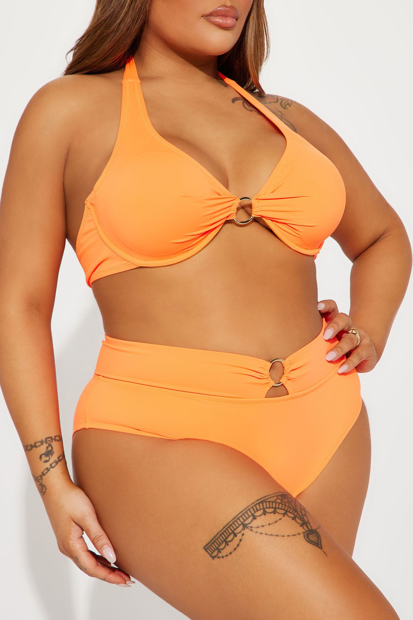 Adventures At The Beach 2 Piece Bikini - Neon Orange - Image 5