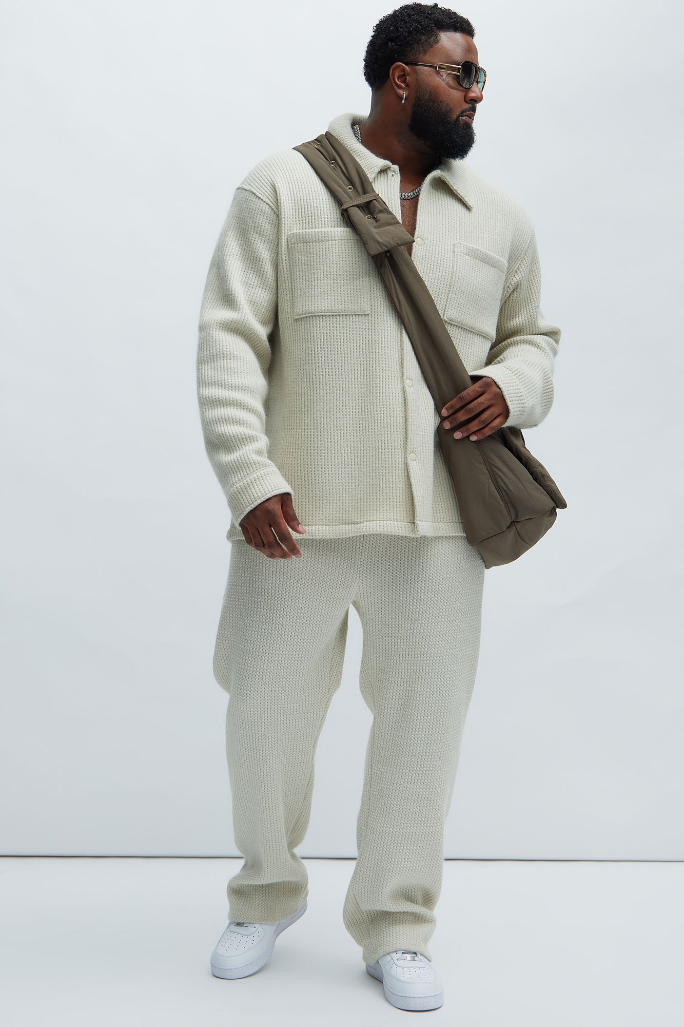 Otis Long Sleeve Shirt - Off White - Image 6