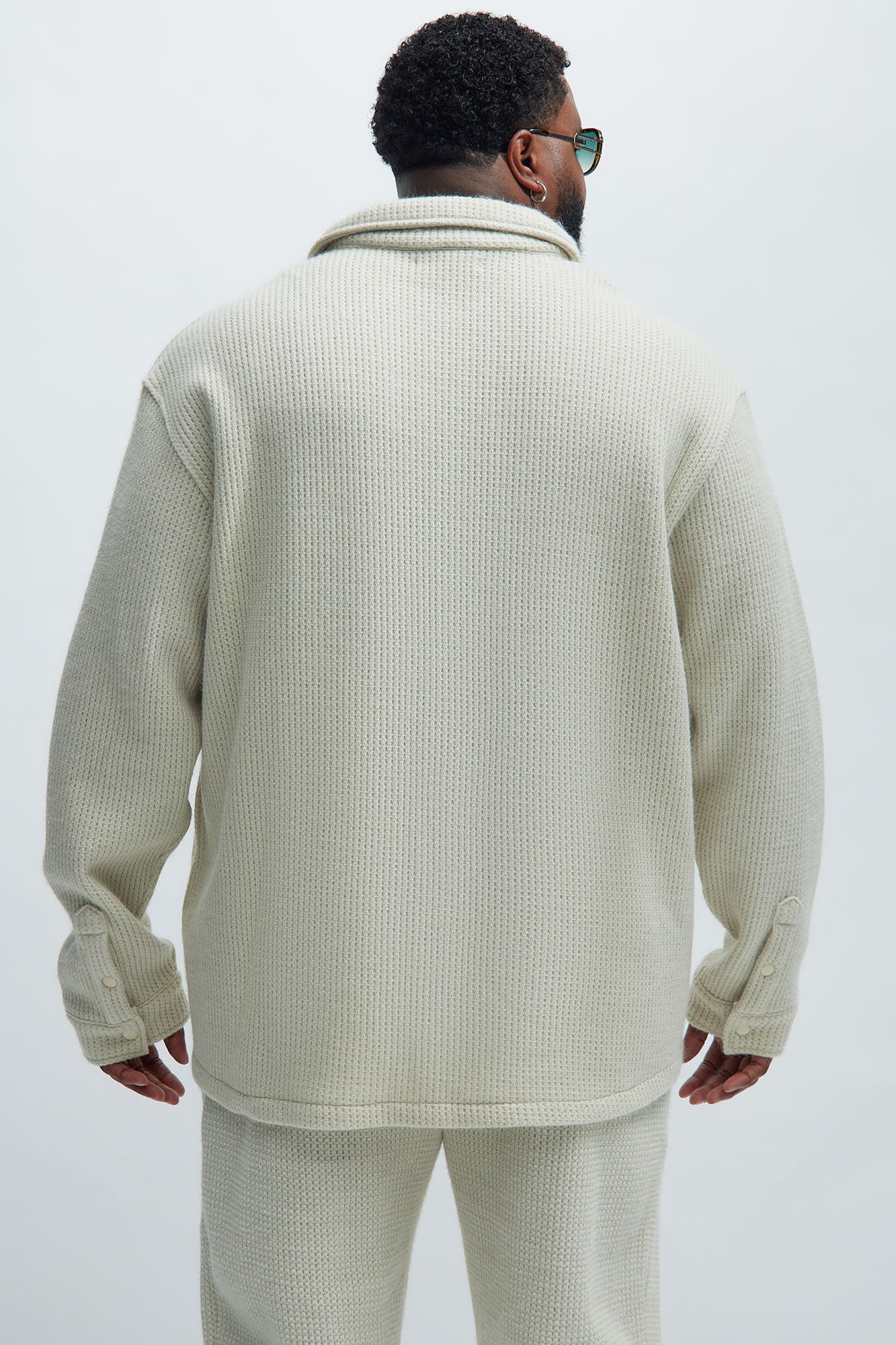 Otis Long Sleeve Shirt - Off White - Image 8