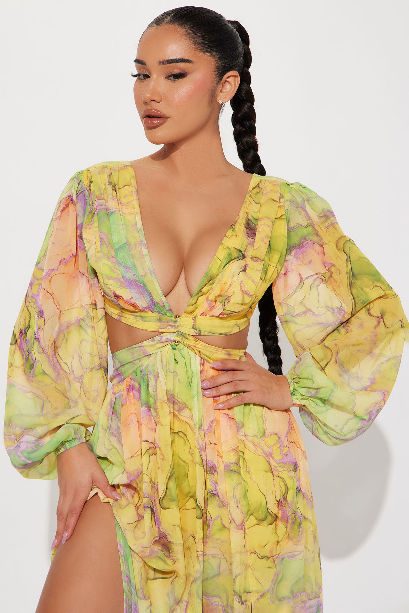 Willow Maxi Dress - Yellow/combo - Image 3