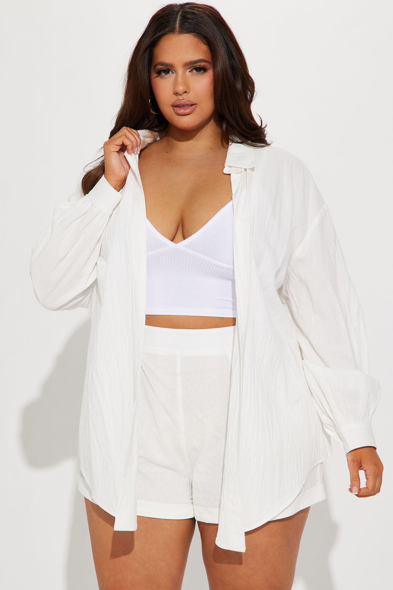 Artists Desire Linen Short Set - White - Image 6