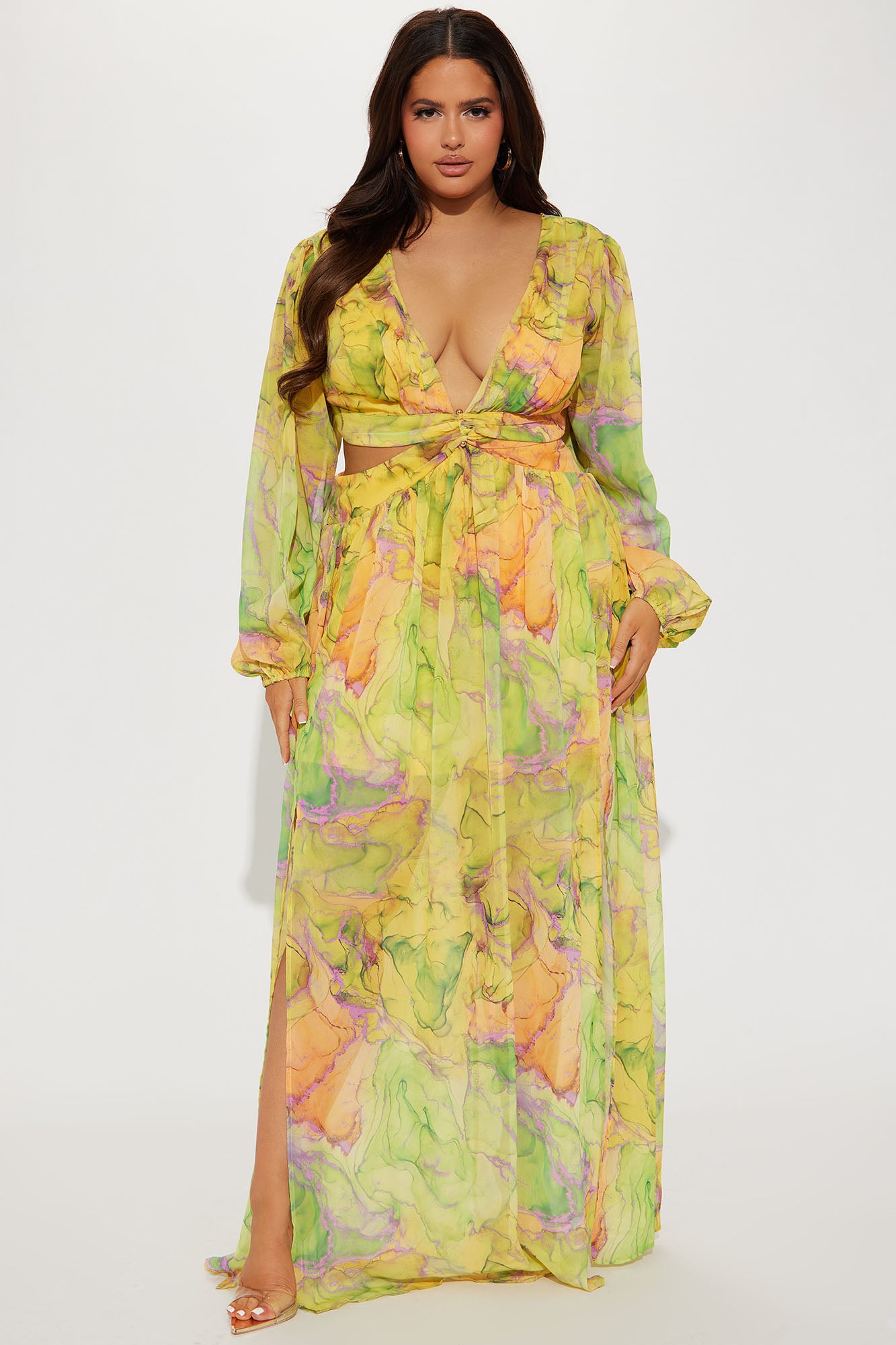 Willow Maxi Dress - Yellow/combo - Image 5