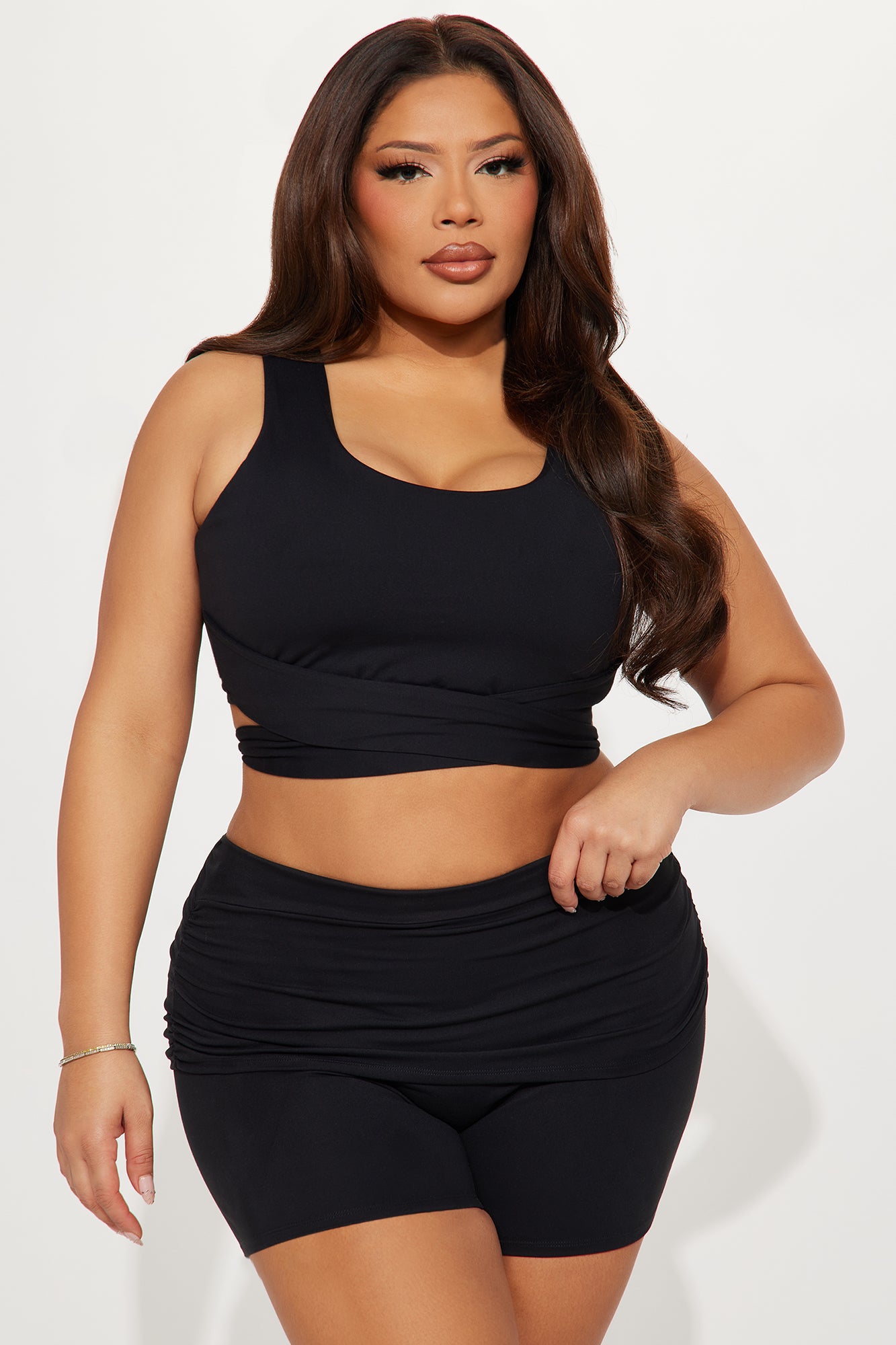 Lean Into It Super Soft Active Top - Black - Image 5