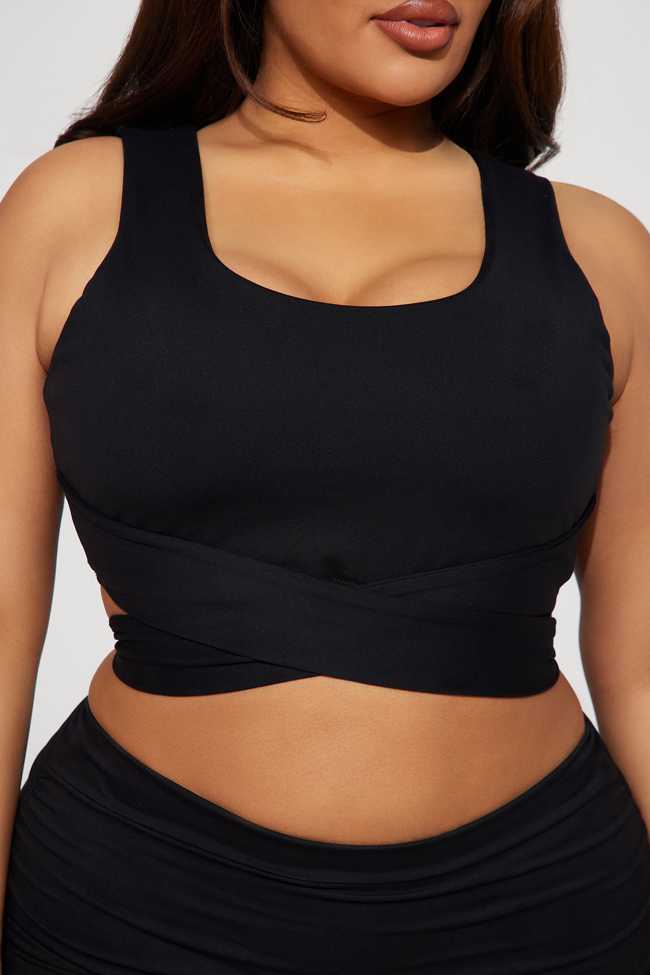 Lean Into It Super Soft Active Top - Black - Image 7