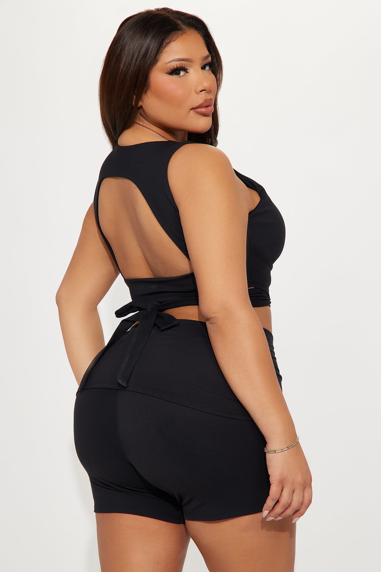 Lean Into It Super Soft Active Top - Black - Image 8