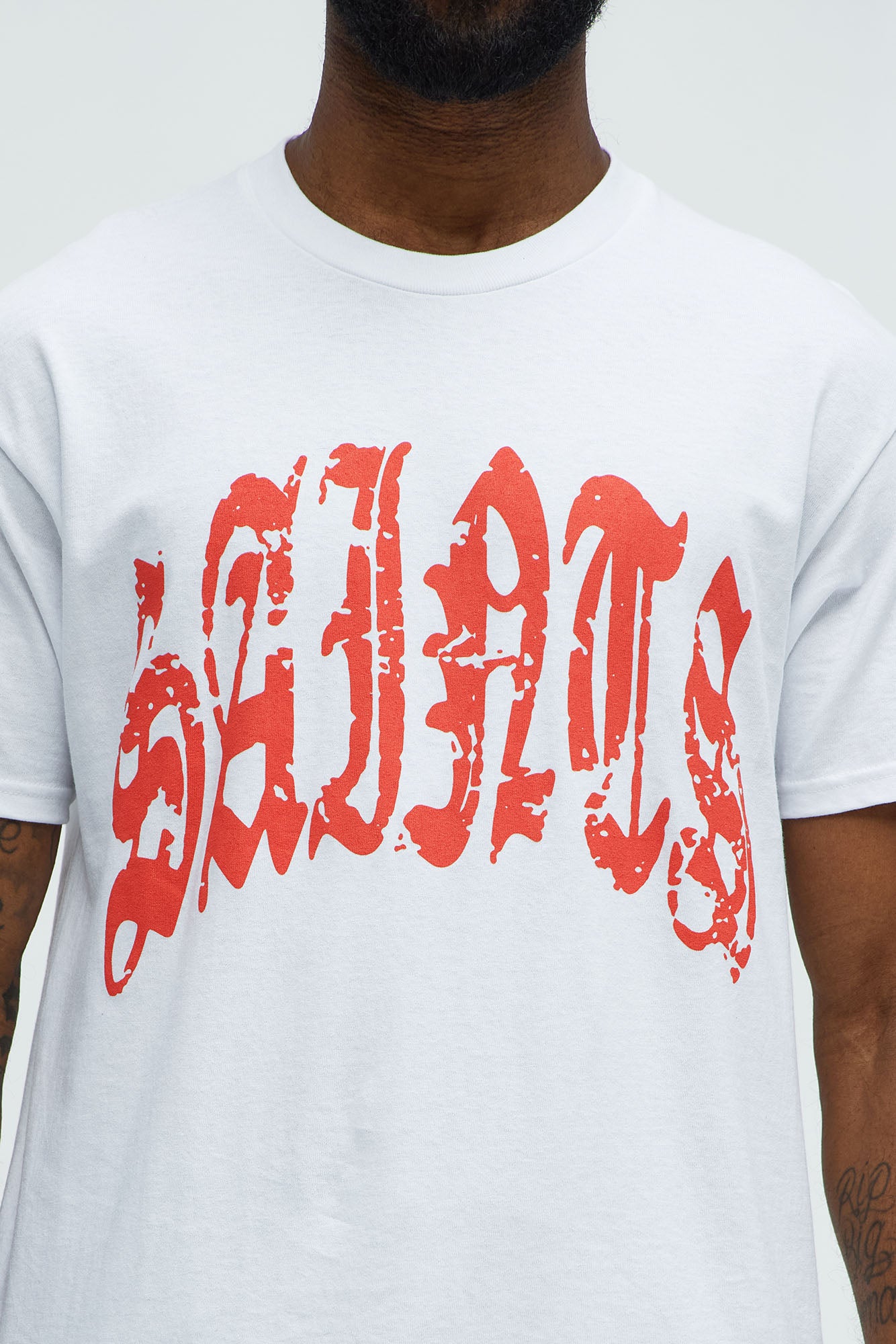 Broken Saints Short Sleeve Tee - White - Image 3