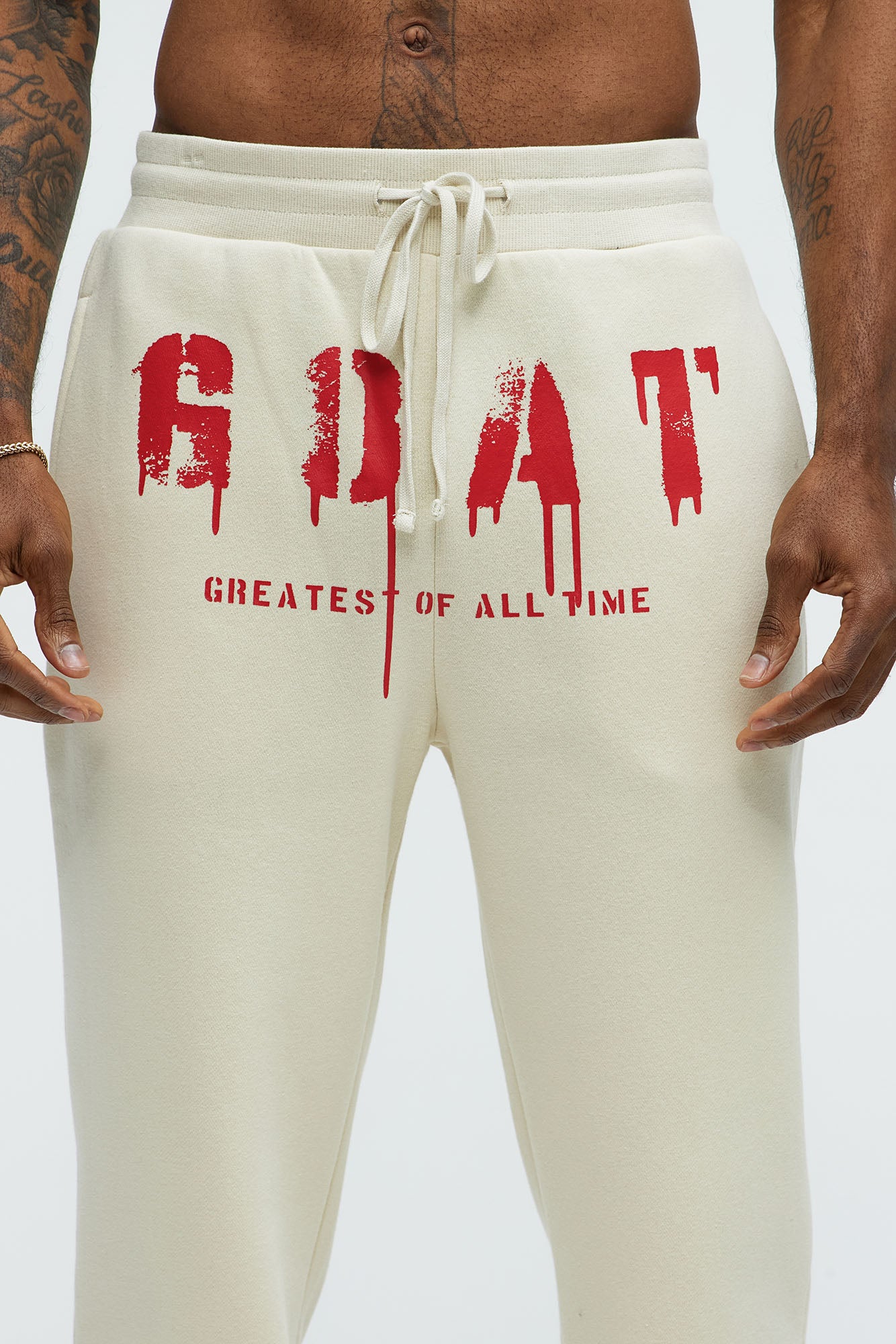 Tyson GOAT Jogger - Cream - Image 4