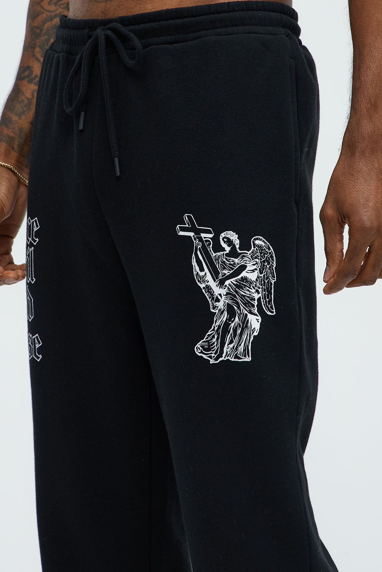 Tyson Fear Straight Sweatpants - Black - Image 4