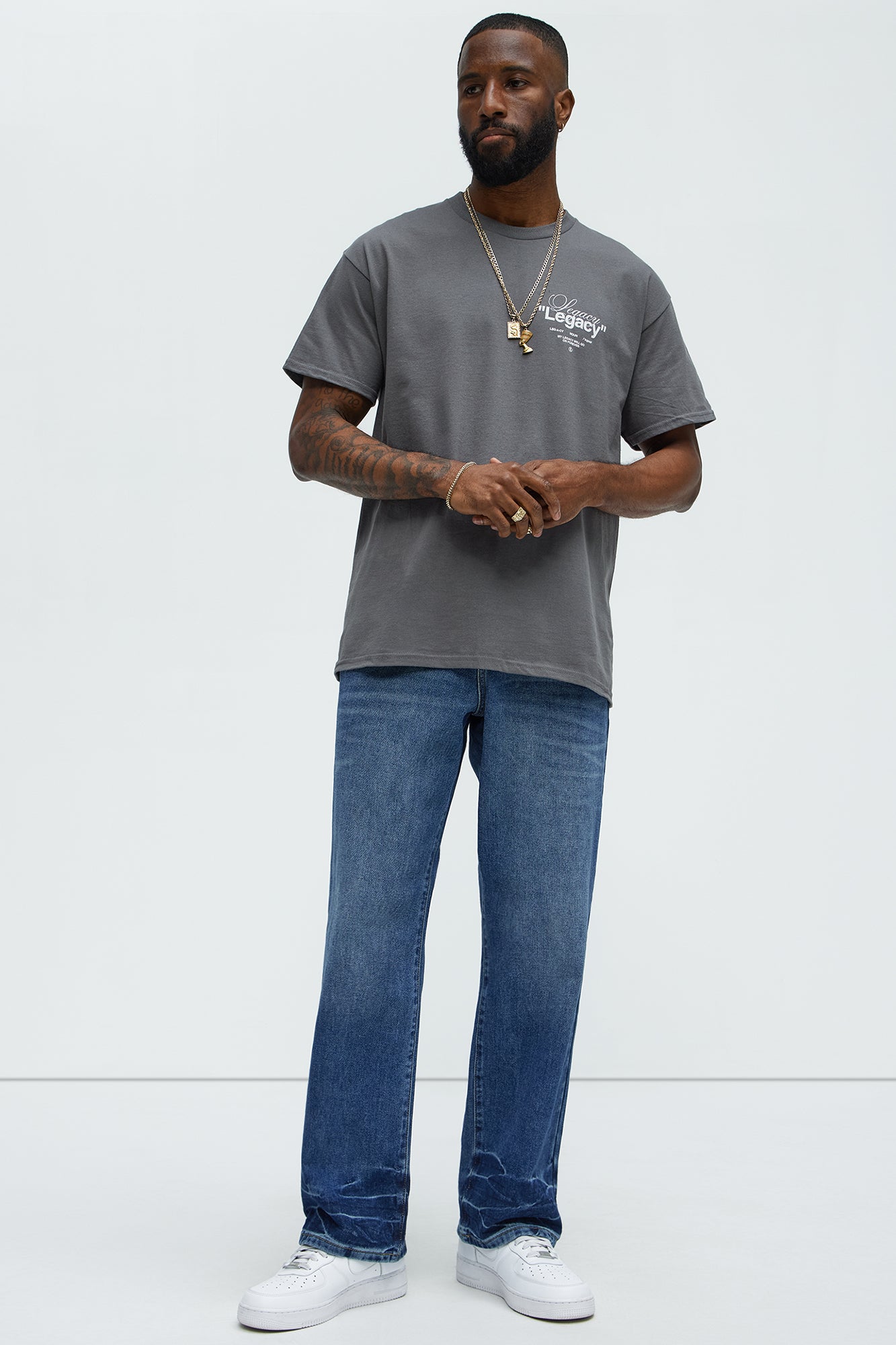 Call Me Over Straight Jeans - Medium Blue Wash - Image 3