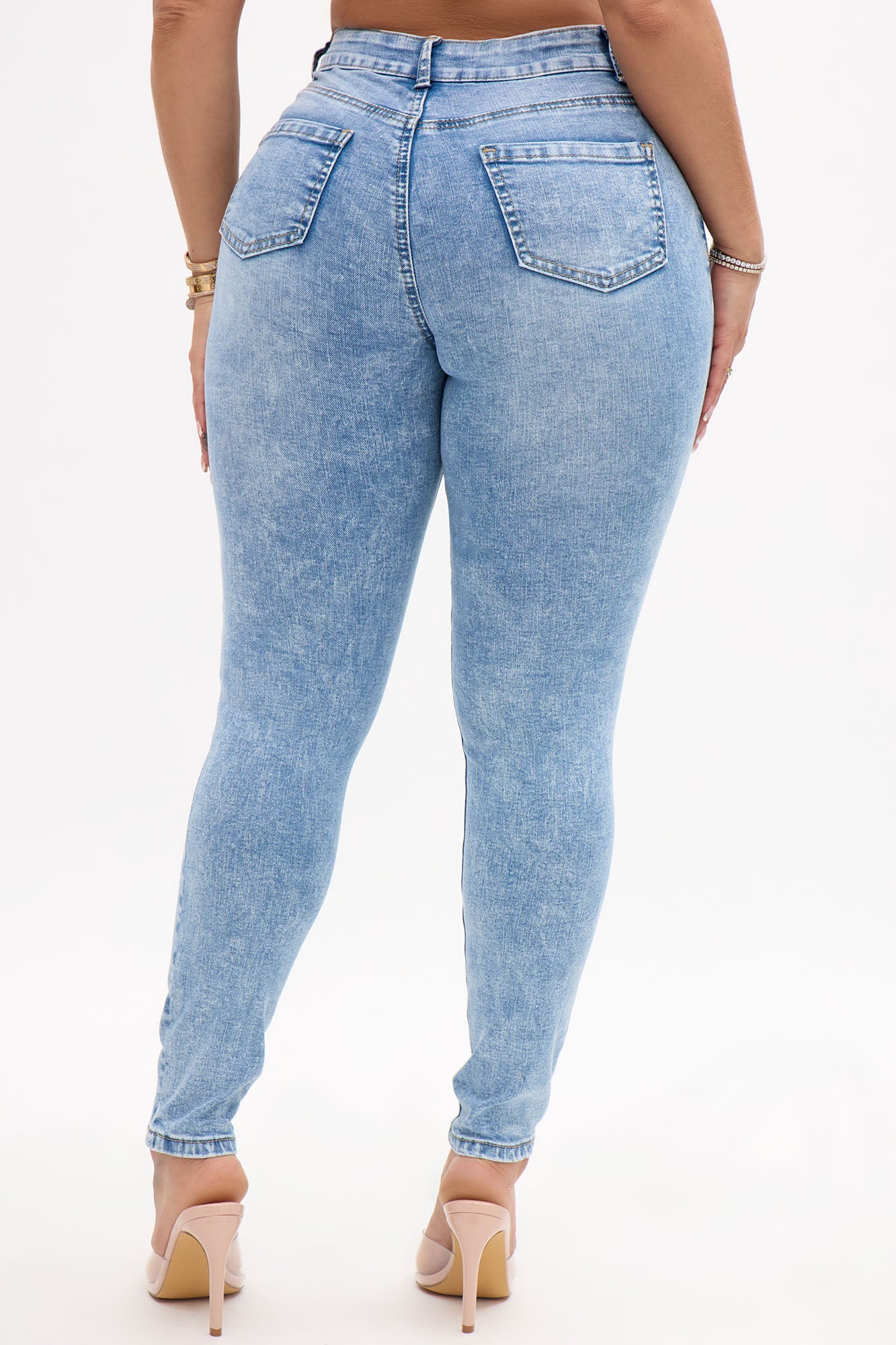 Yes To Heaven Stretch Skinny - Light Wash - Image 3