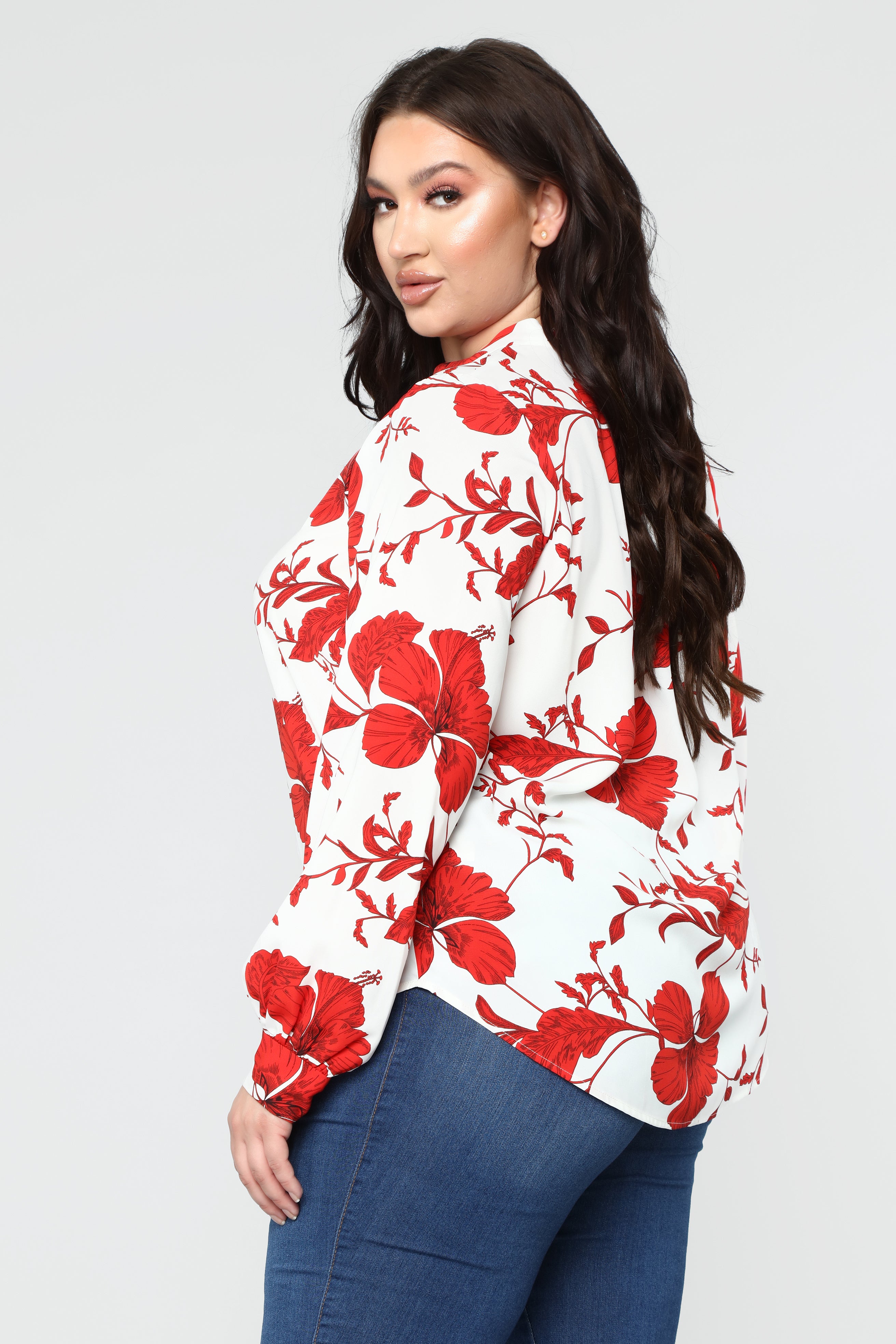 Floral Emotions Top - White/Combo - Image 6
