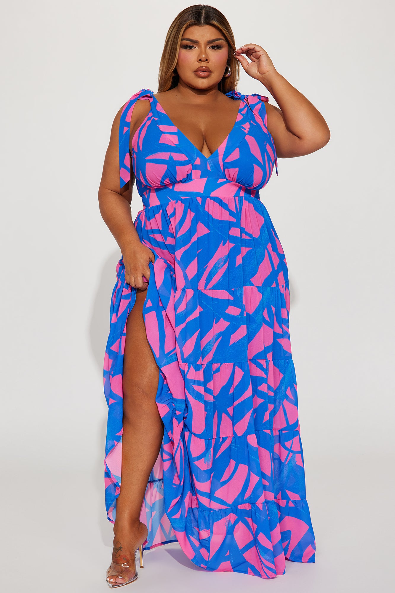 Take Me To Barbados Maxi Dress - Pink/combo - Image 4