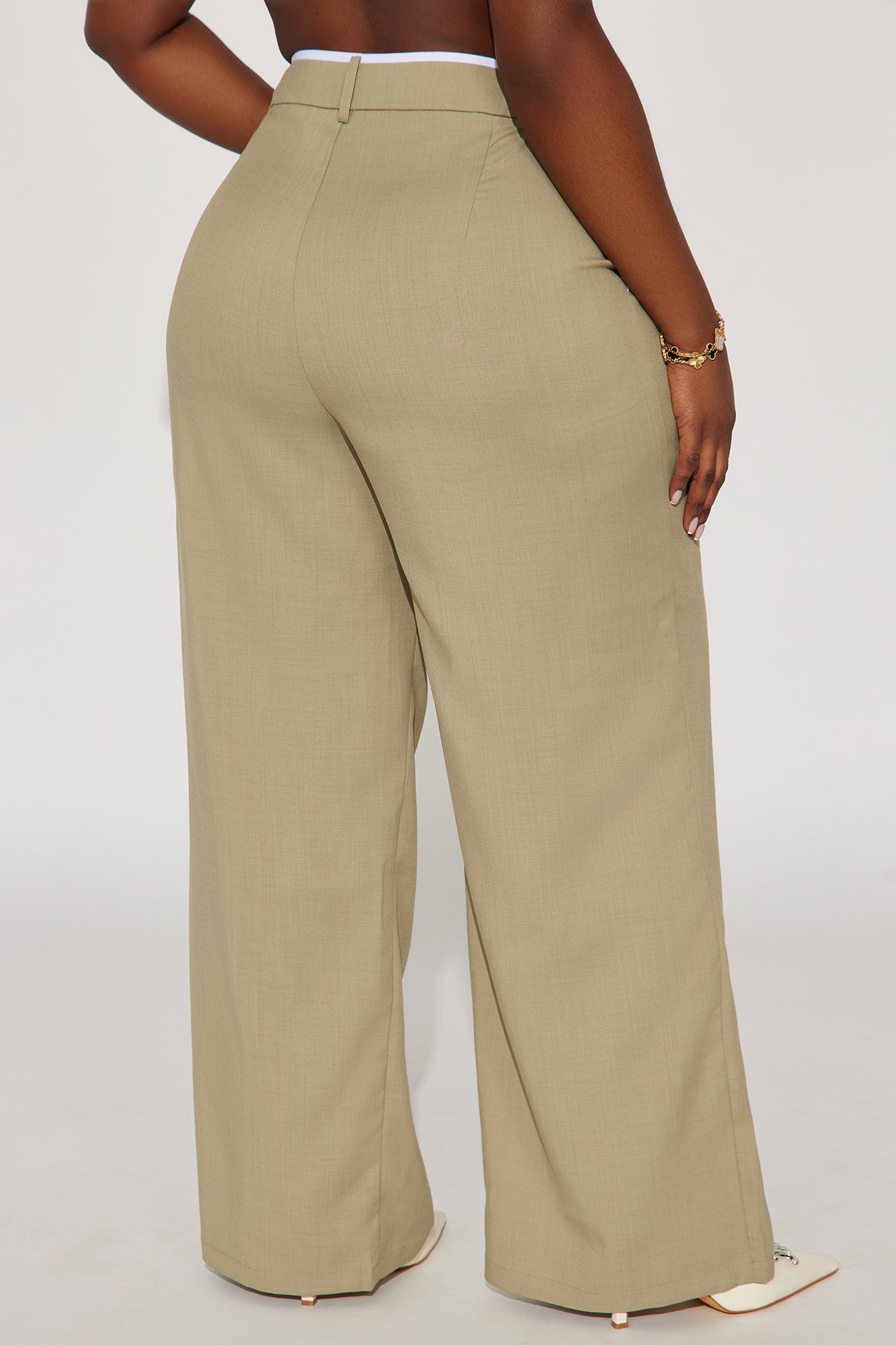 Thinking Of You Trouser Pant - Sage - Image 6