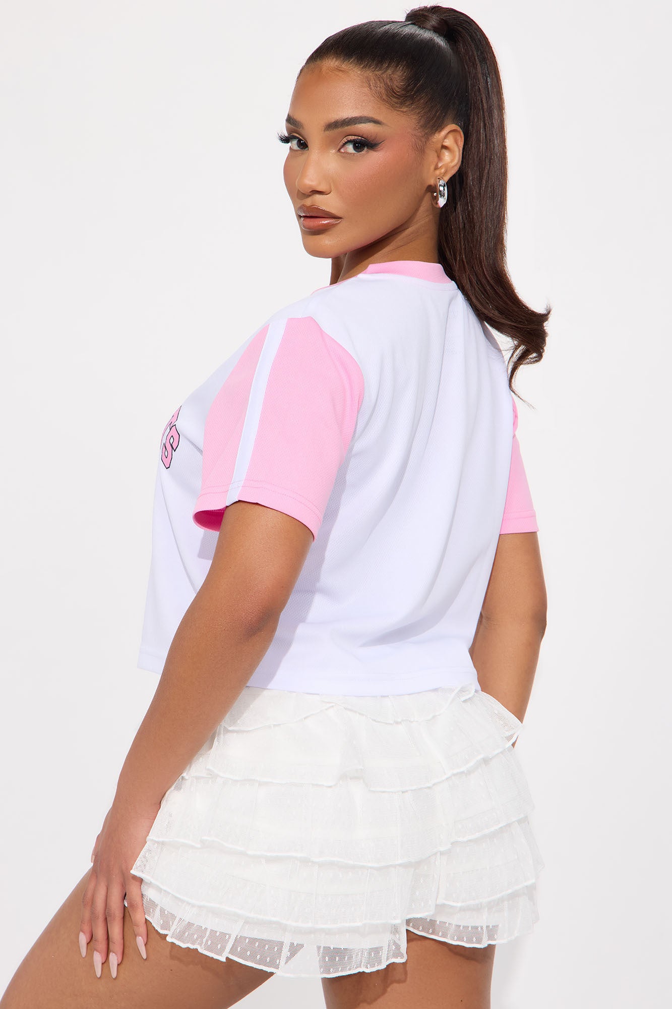 Aristocats Marie Bow Tee - White/Pink - Image 5