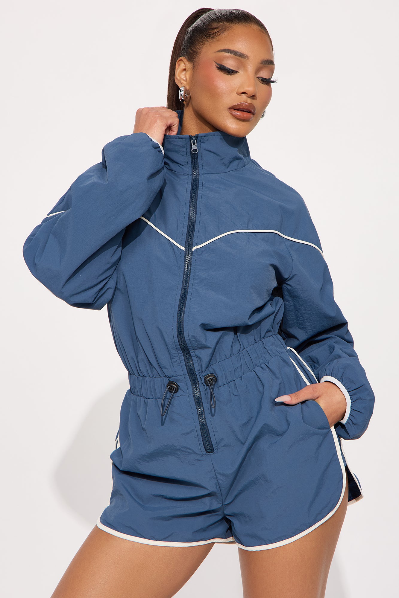 To Do List Romper - Blue - Image 4