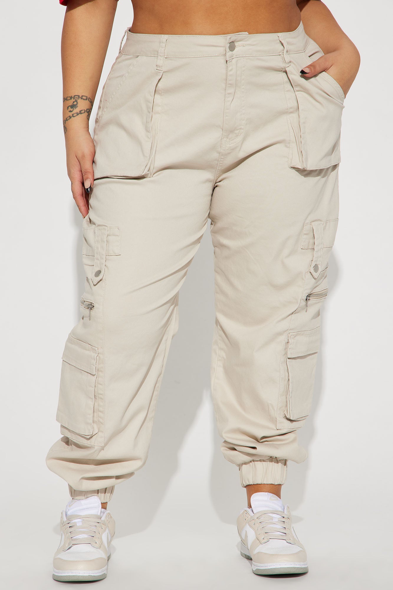 Exotica Cargo Jogger - Ivory - Image 5