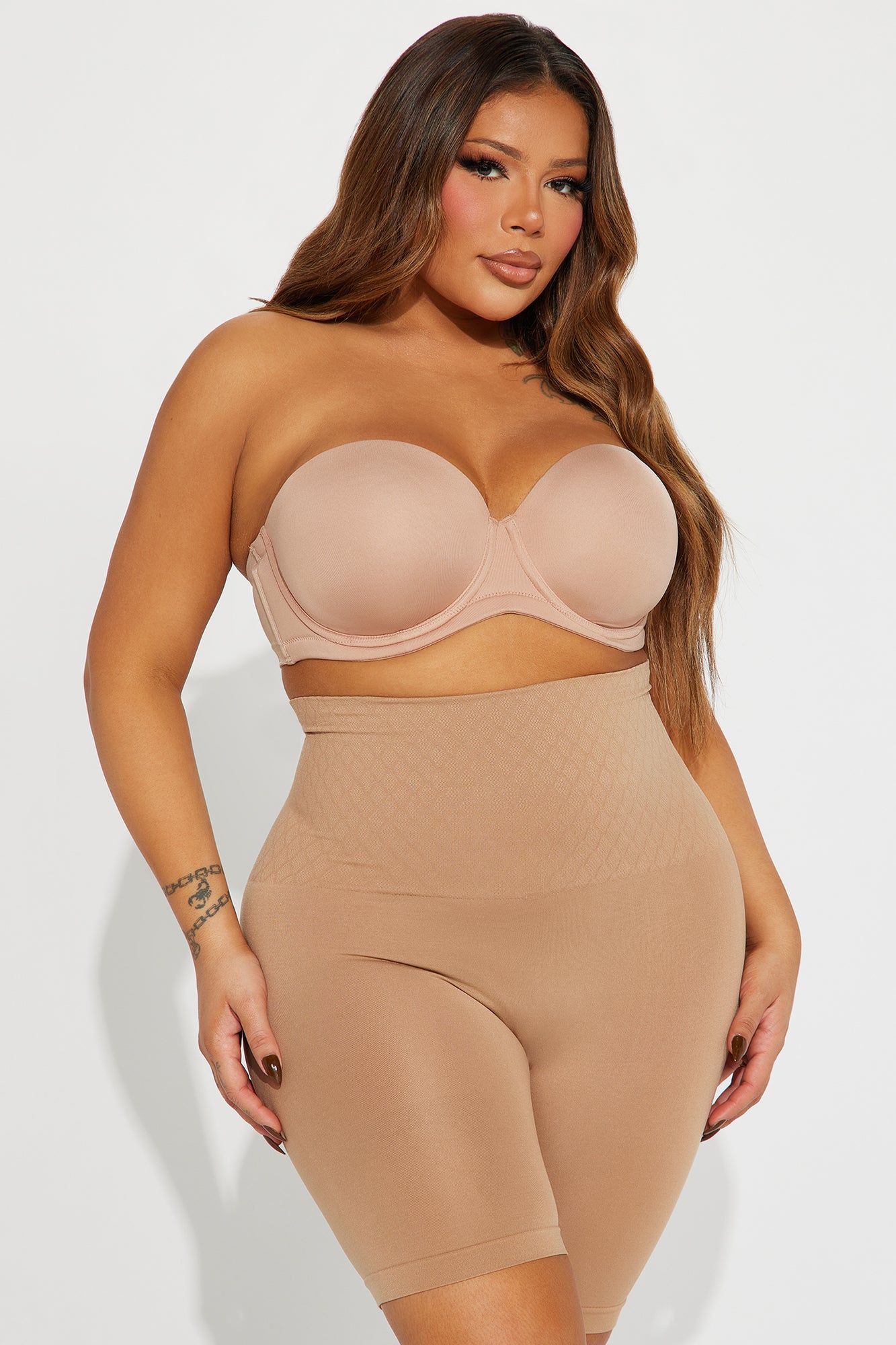 Body Moves Compression Shapewear Short 2 Pack - Brown/combo - Image 5