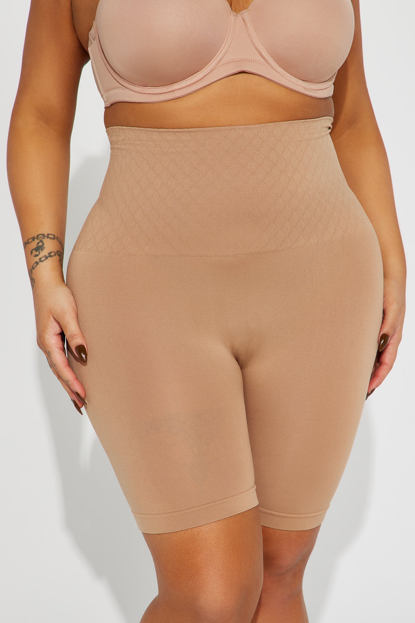 Body Moves Compression Shapewear Short 2 Pack - Brown/combo - Image 6