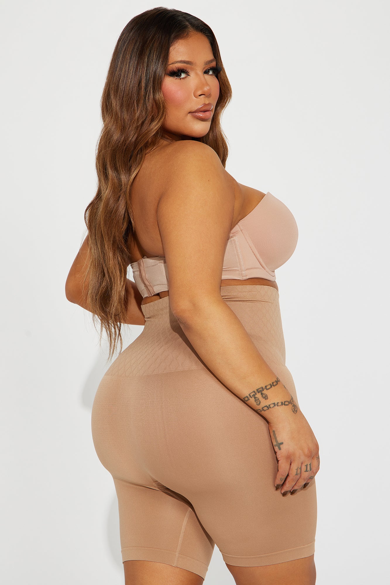 Body Moves Compression Shapewear Short 2 Pack - Brown/combo - Image 7