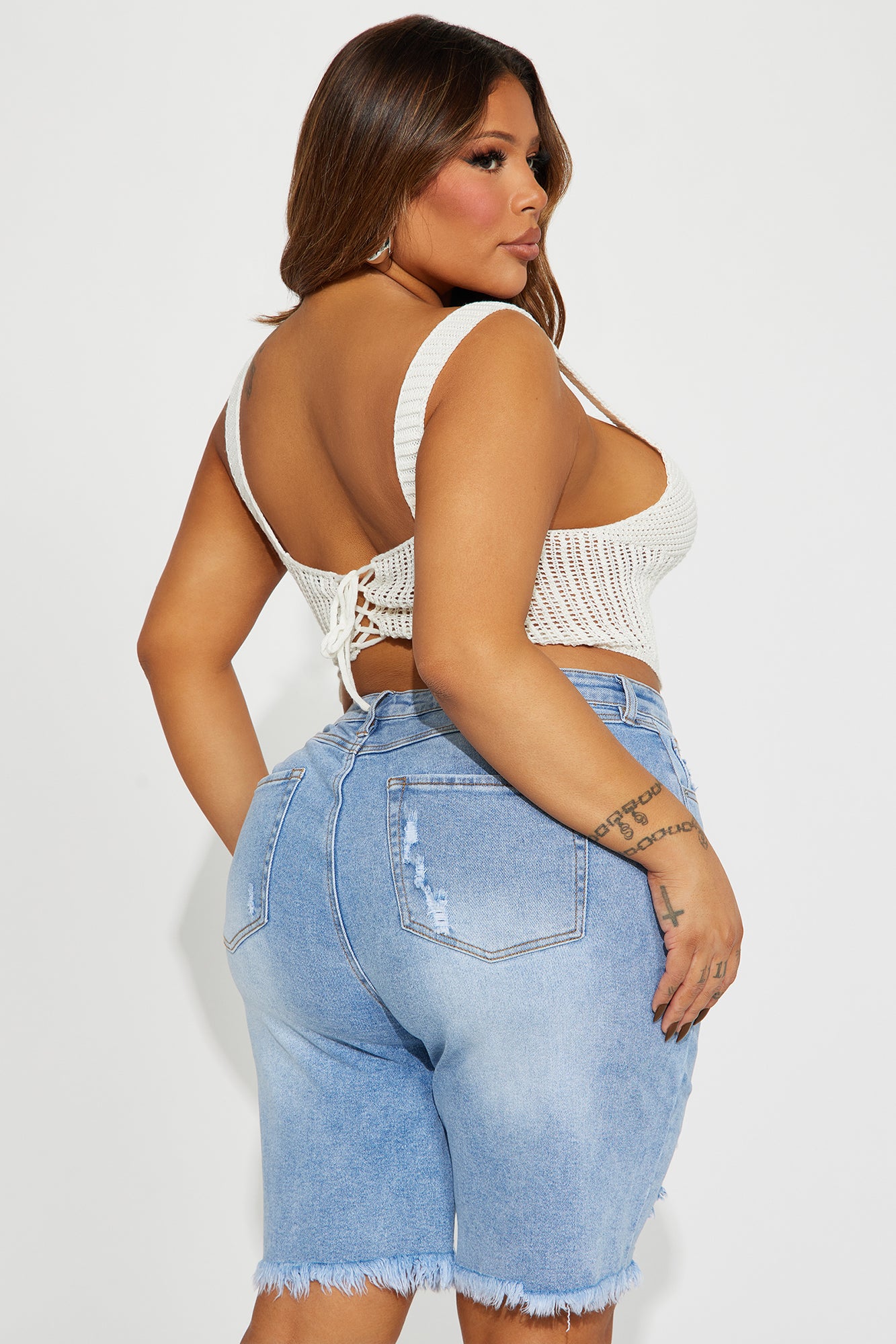 In The Wild Crochet Tank - Off White - Image 6