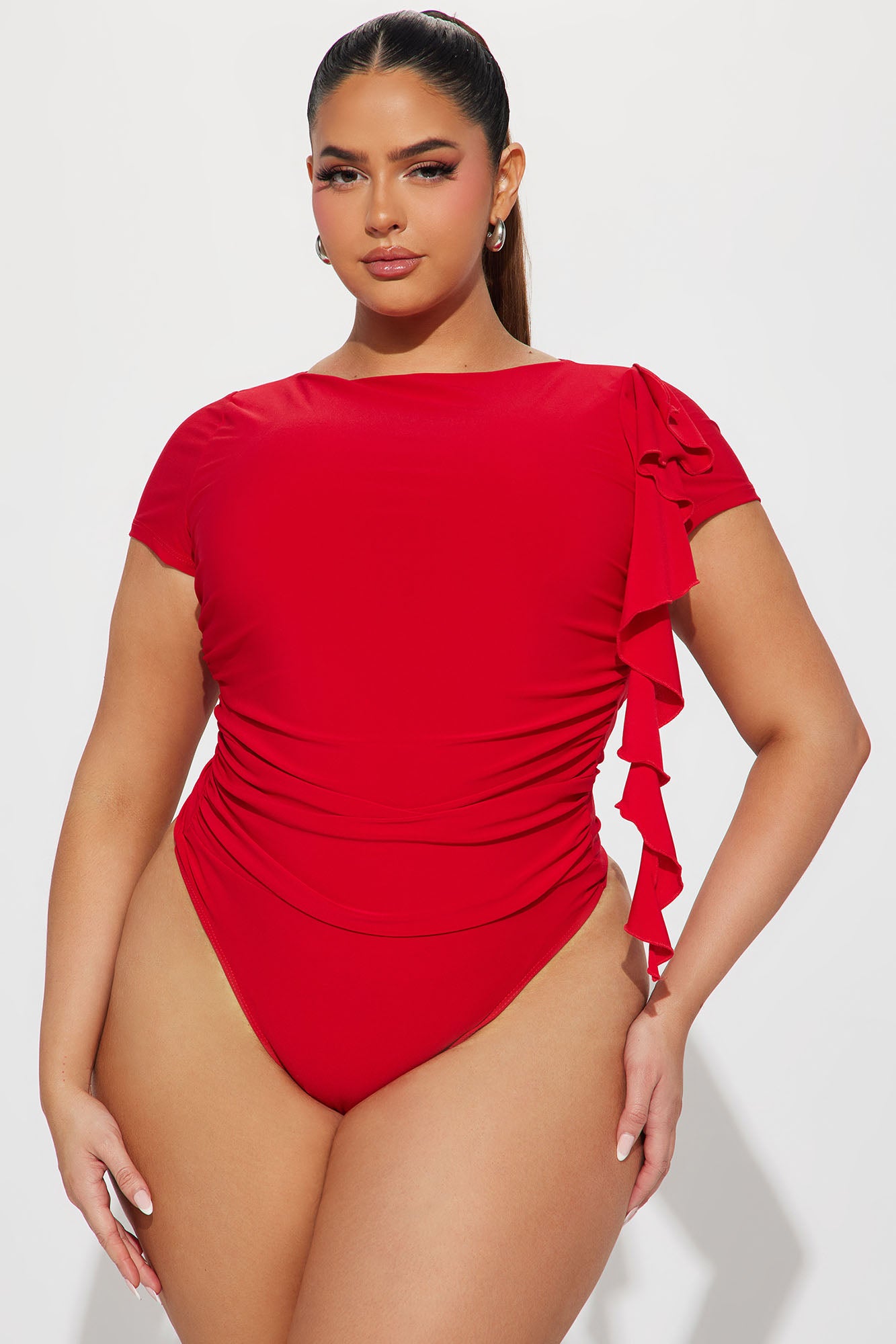 Foreign Love Bodysuit - Red - Image 5