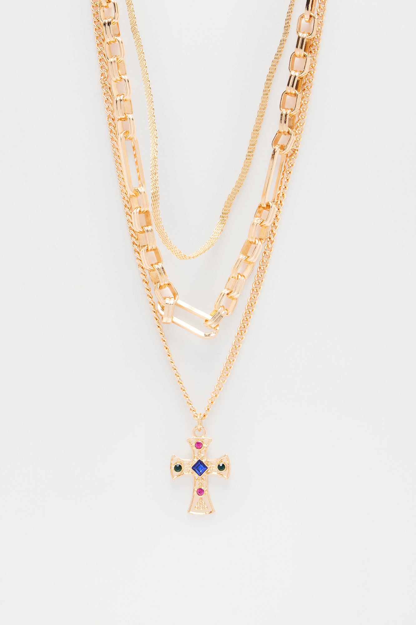 At Peace Necklace - Gold/Multi - Image 3