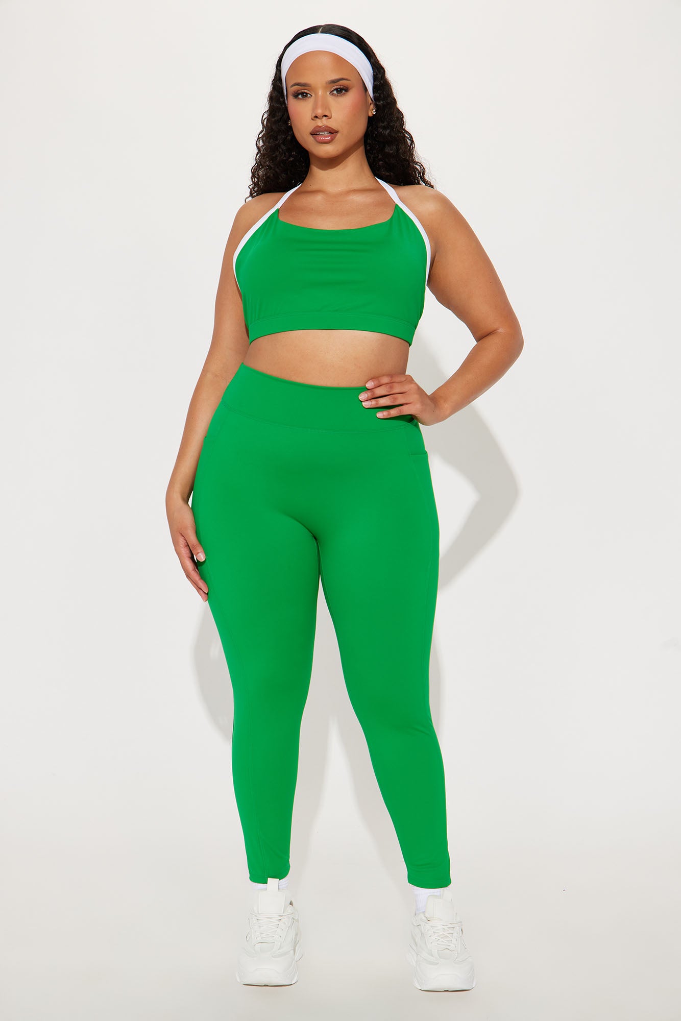 Tennis Club Sports Bra - Kelly Green - Image 5