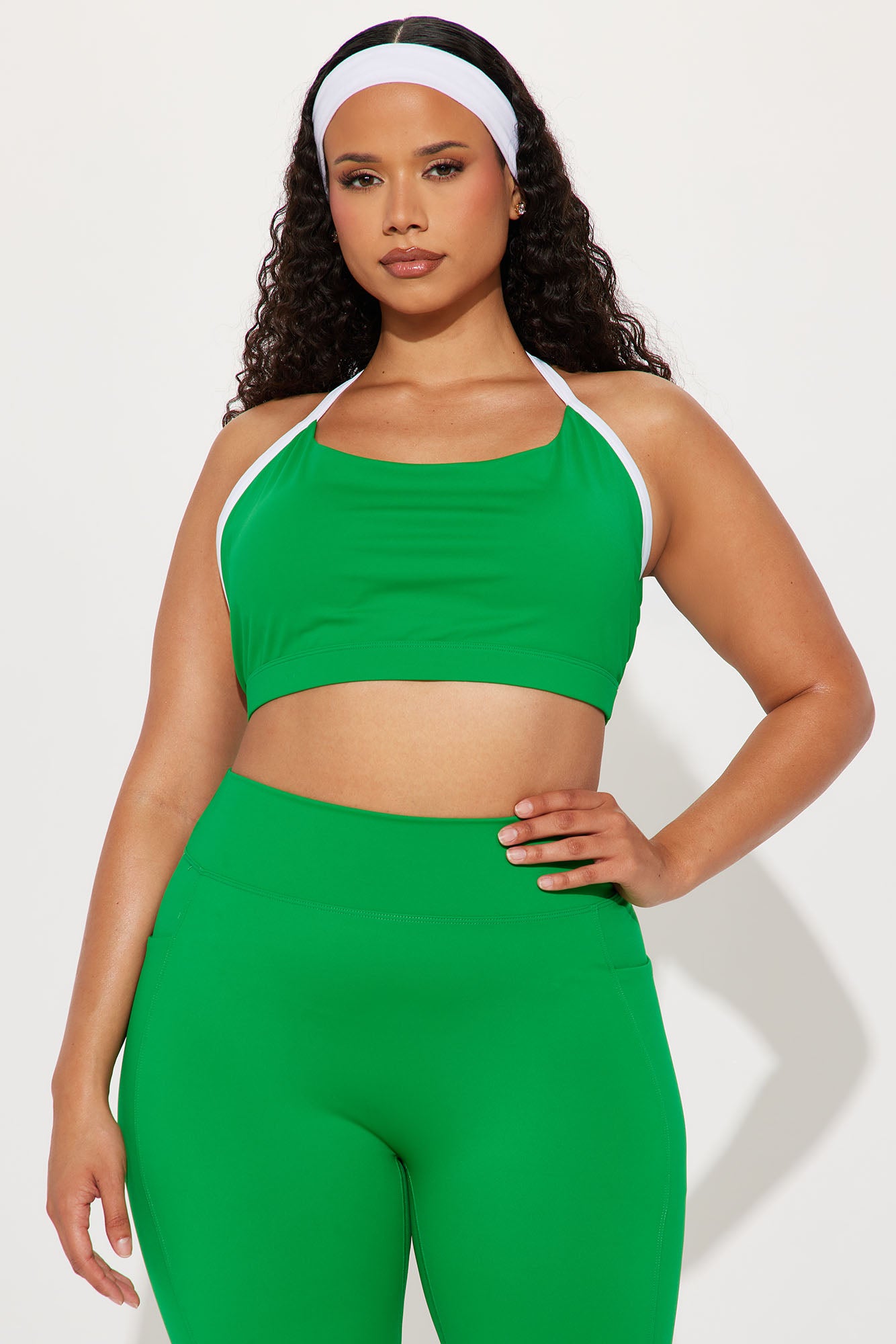 Tennis Club Sports Bra - Kelly Green - Image 4