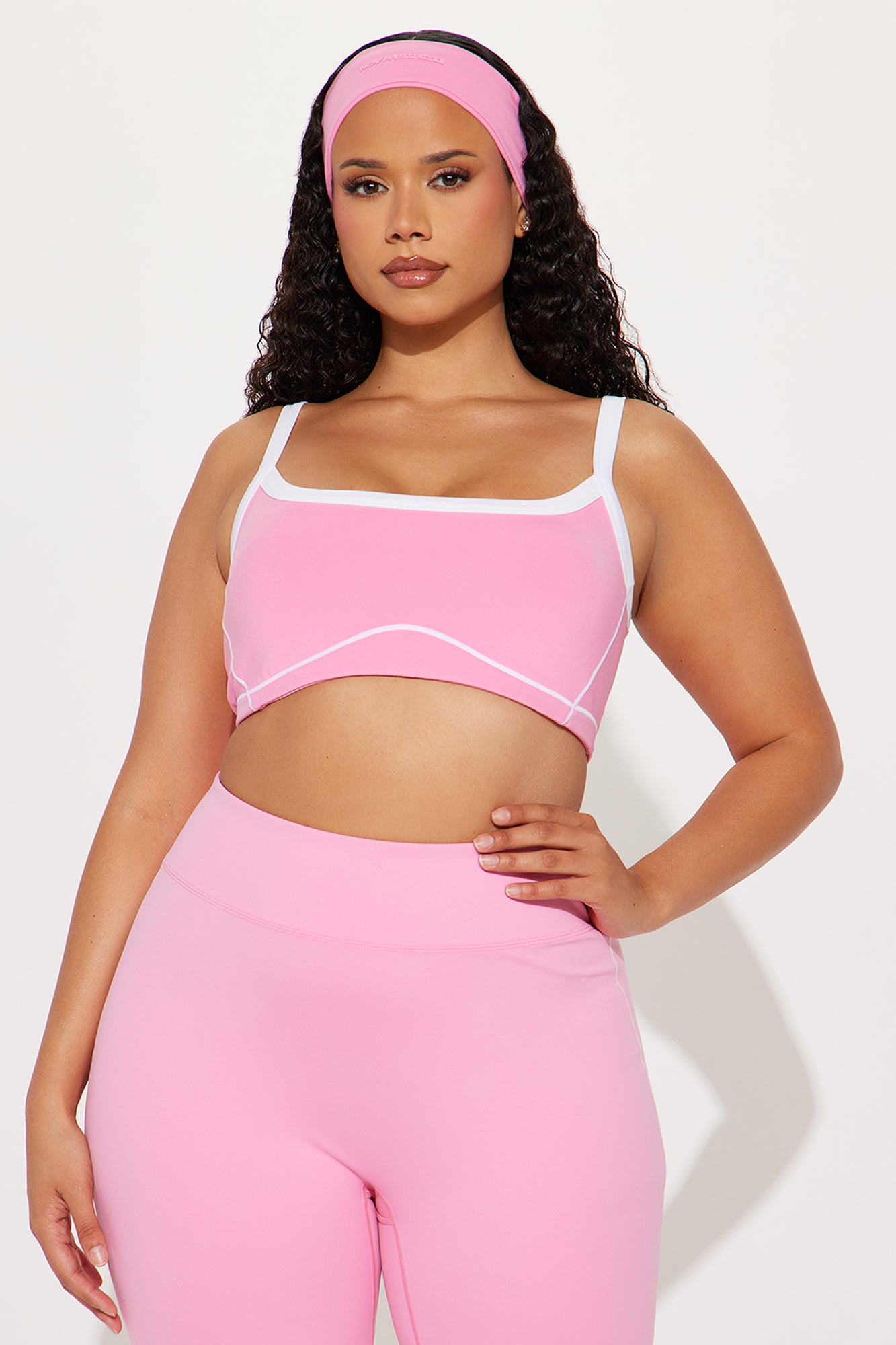 You Got Served Sports Bra - Bubblegum Pink - Image 4
