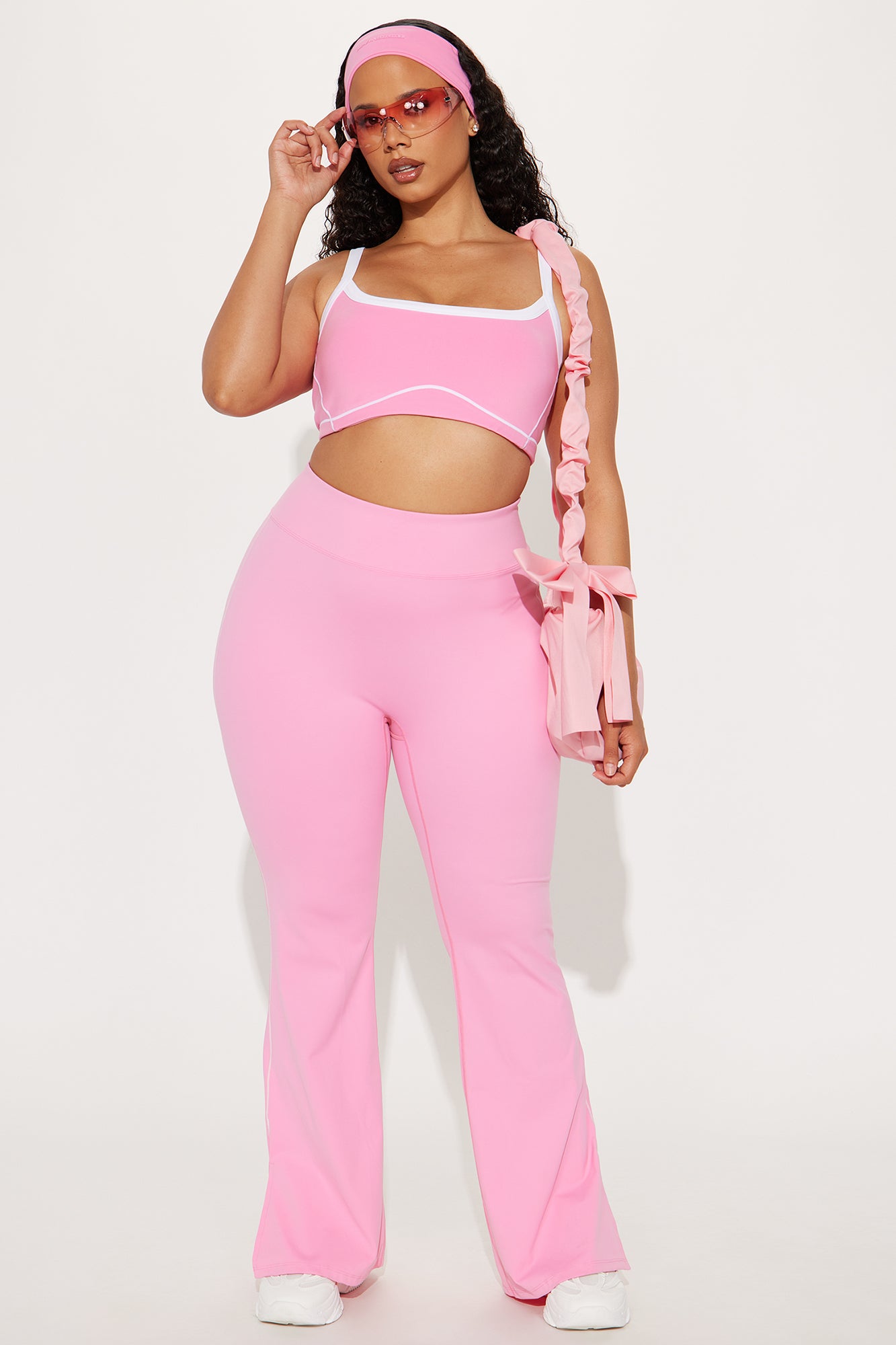 Passing Shot Active Yoga Pant - Bubblegum Pink - Image 4