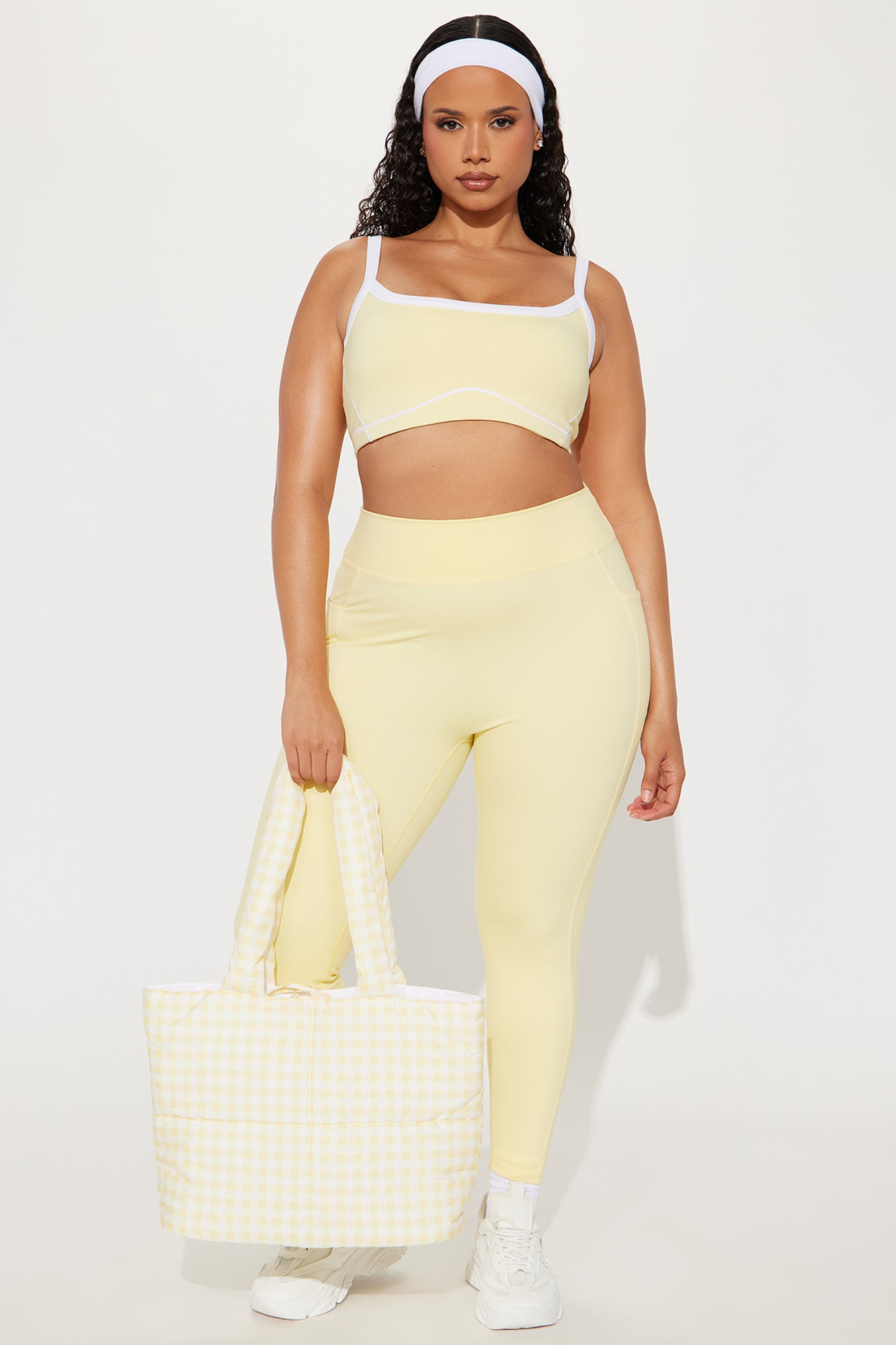 You Got Served Sports Bra - Butter Yellow - Image 5