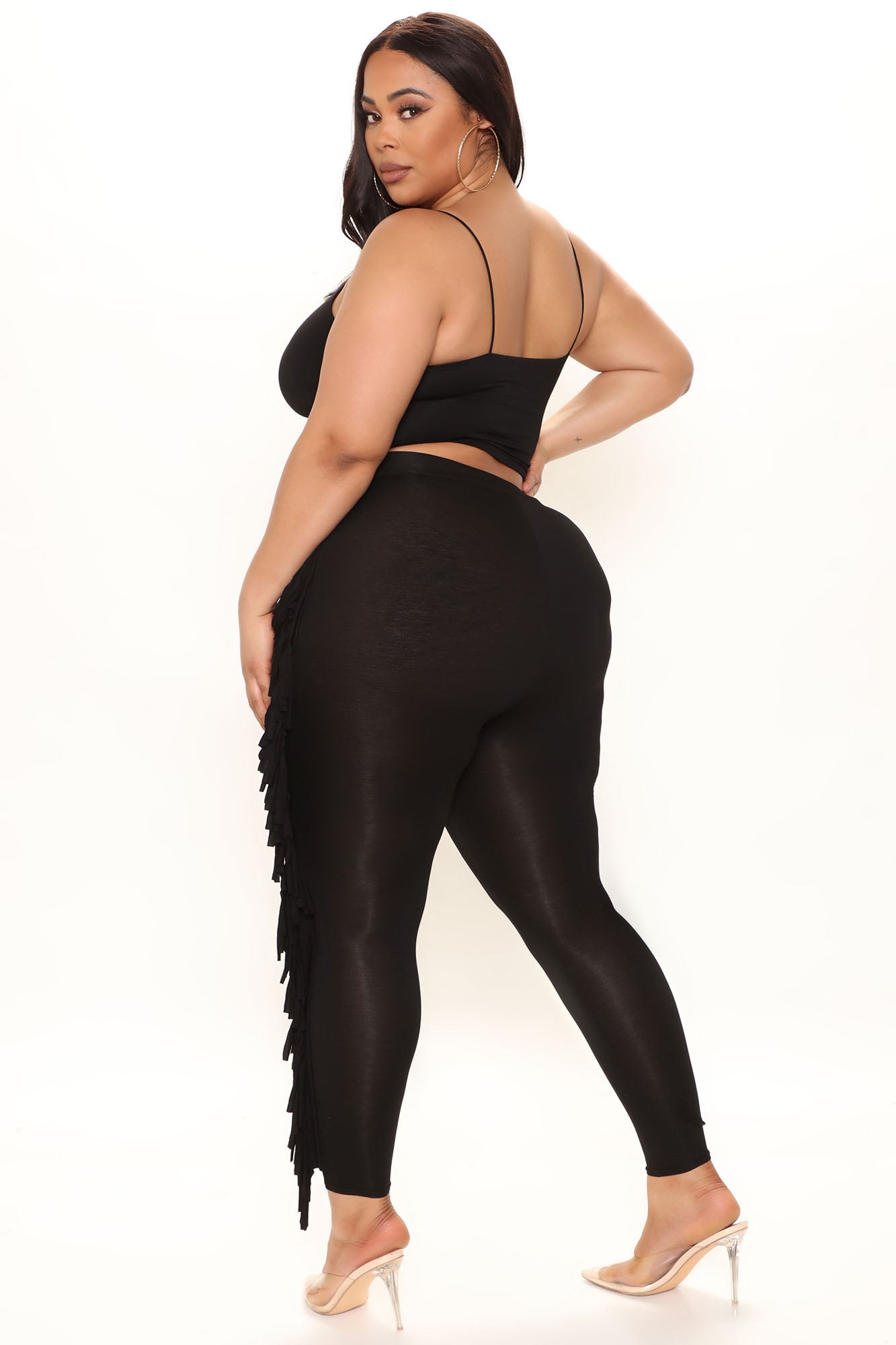 Shake It Like a Fringe Shaker Legging - Black - Image 10