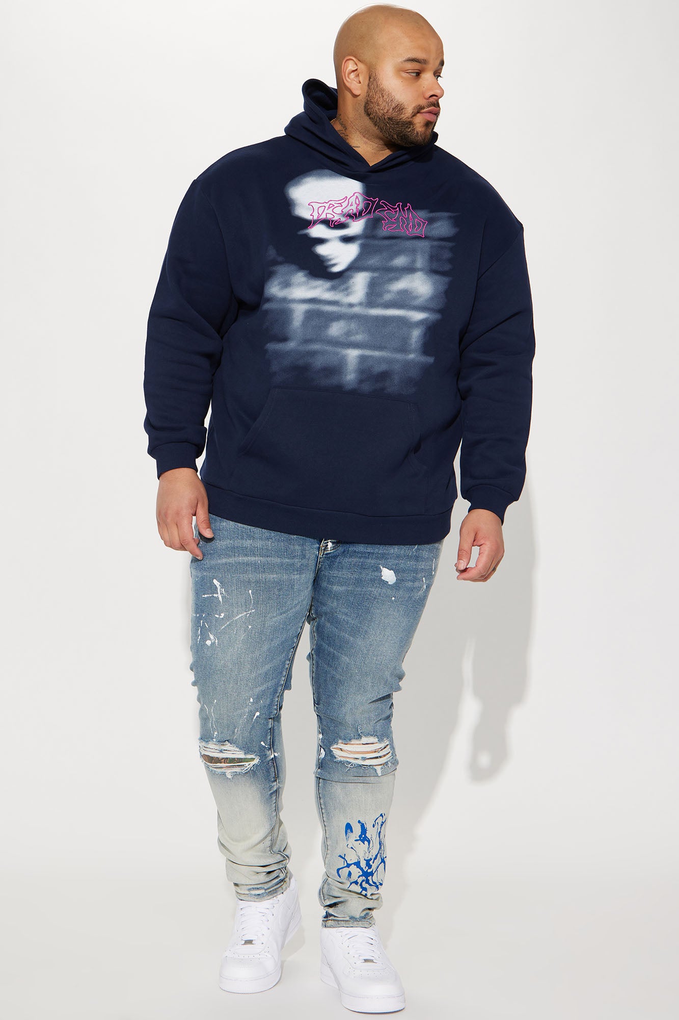 Dead End Hoodie - Navy - Image 6