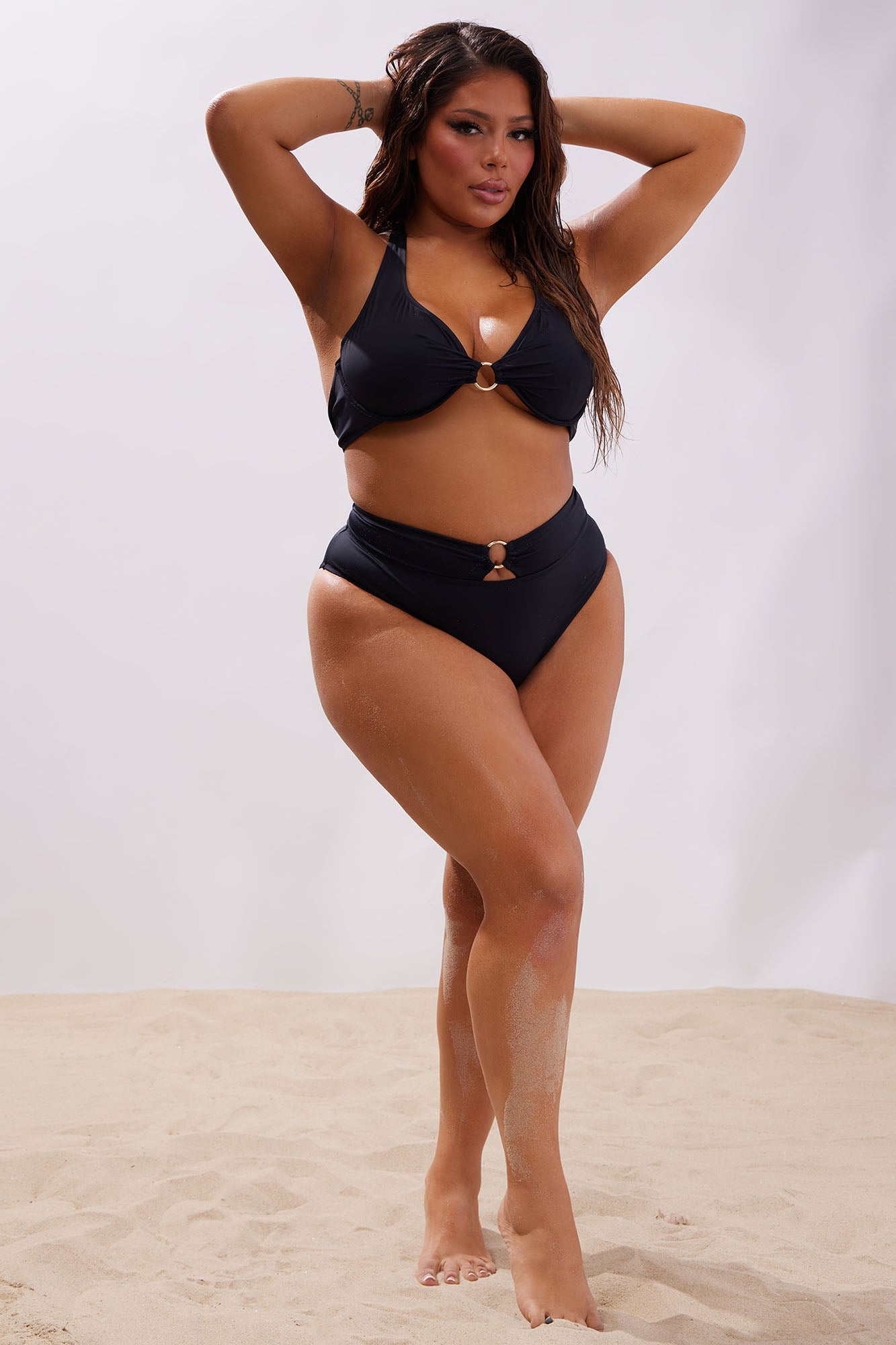 Adventures At The Beach 2 Piece Bikini - Black - Image 5