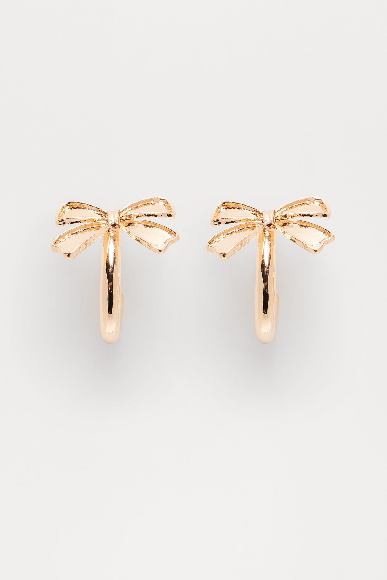 Beth Hoop Earrings - Gold - Image 3