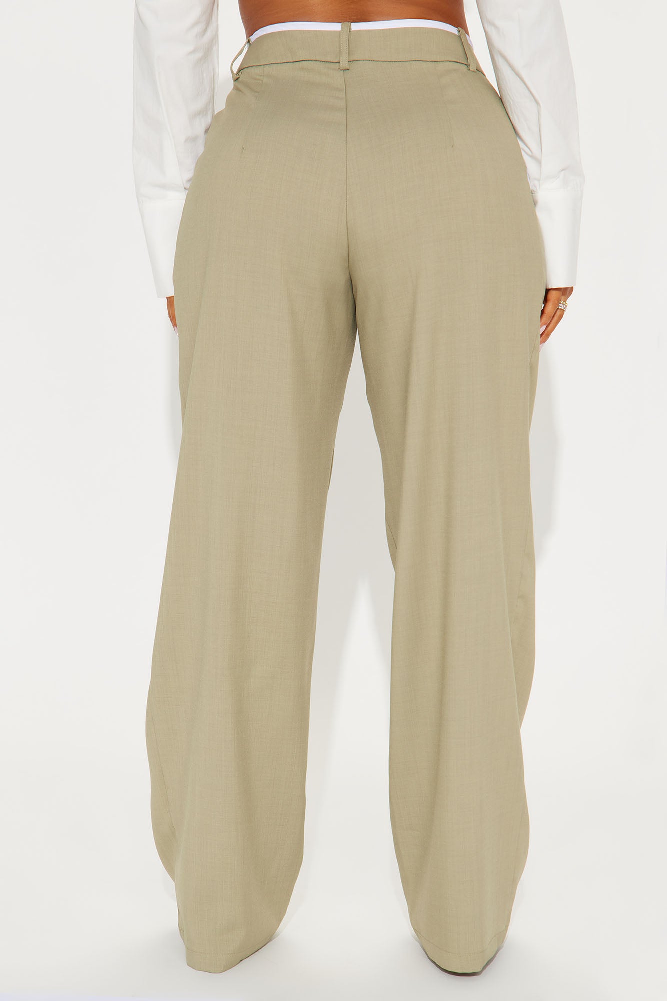 Thinking Of You Trouser Pant - Sage - Image 3