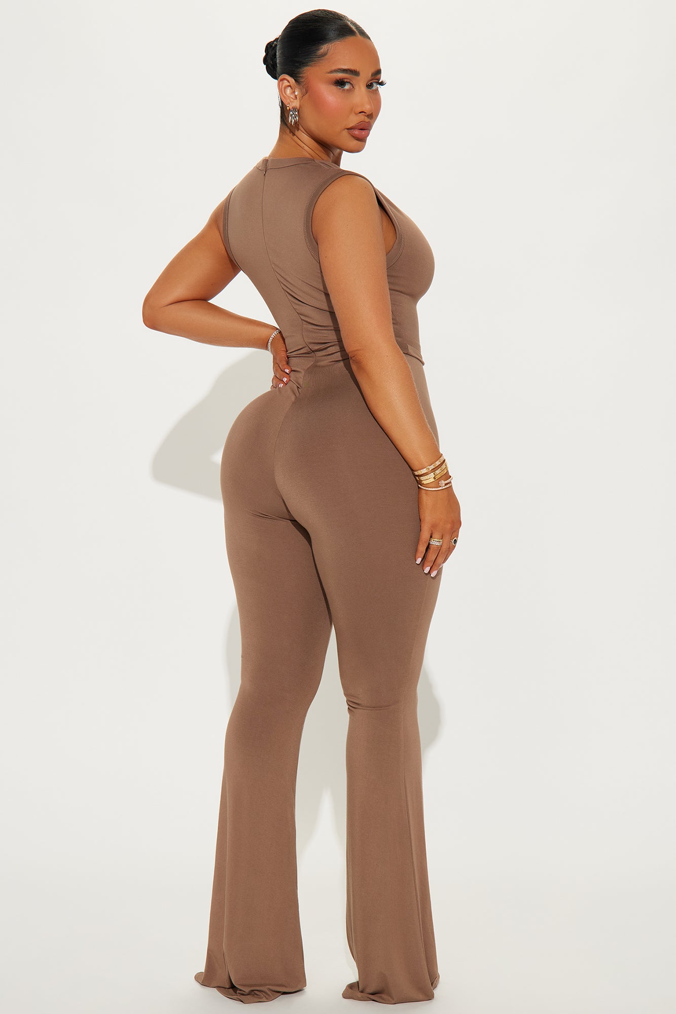 No Vacancy Jumpsuit  - Mocha - Image 3