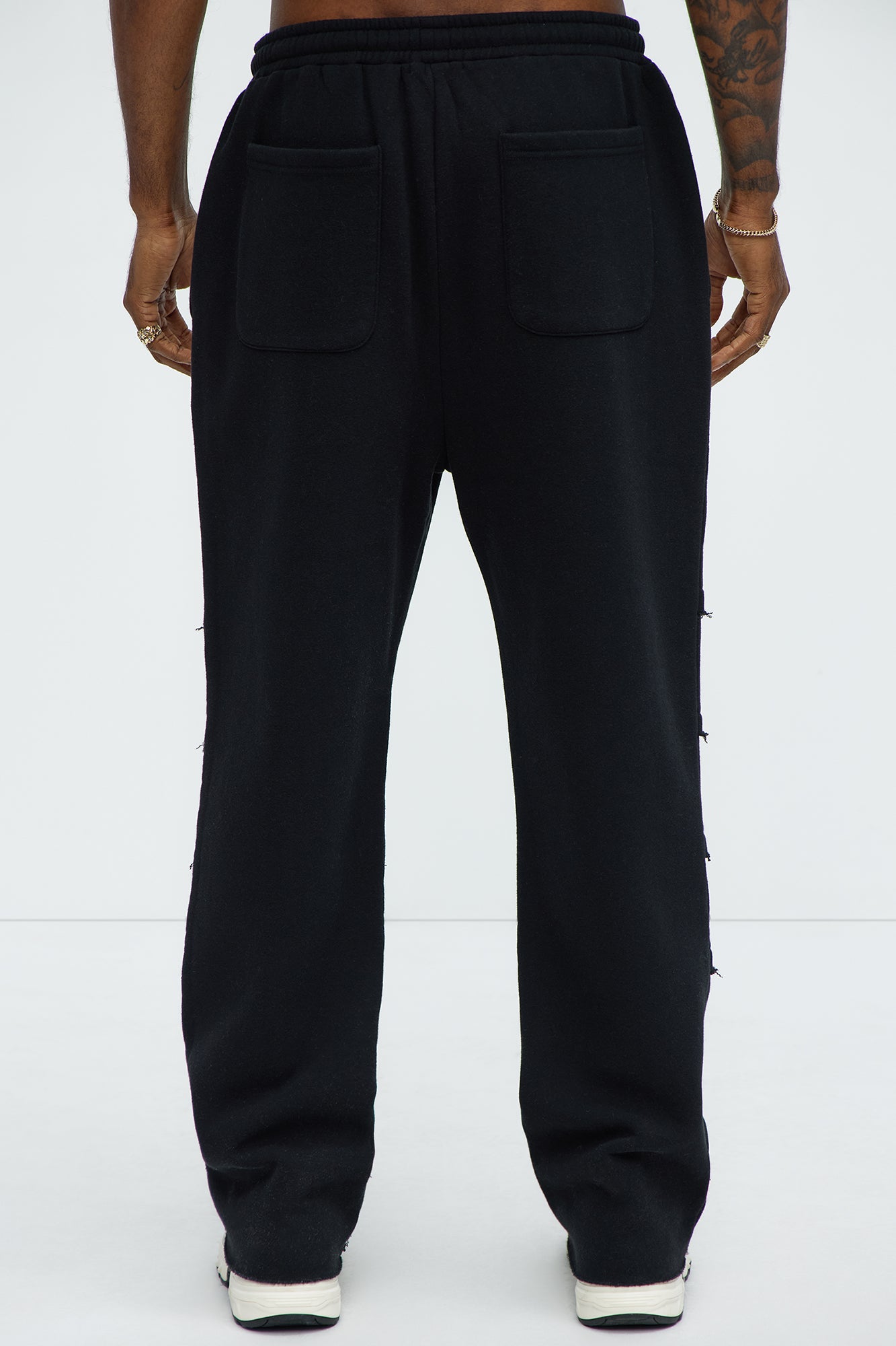 Tyson Off Your Rocker Straight Sweatpants - Black - Image 3